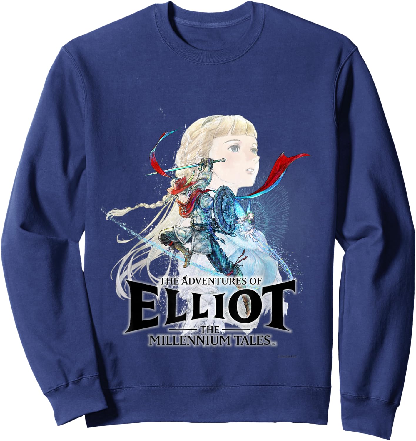 Official THE Adventures of Elliot Box Art Sweatshirt - Sweatshirt | Navy