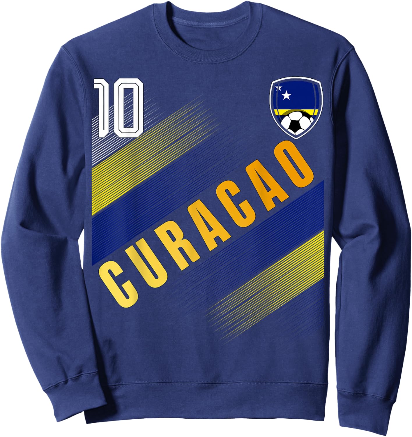 Curacao Flag Curacaoan Pride Lovers Sweatshirt - Sweatshirt | Navy