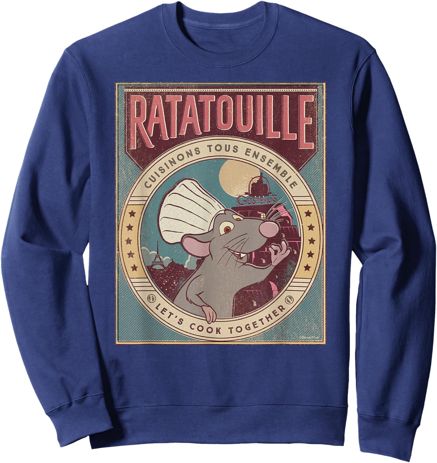 Disney and Pixar's Ratatouille Chef Remy Let's Cook Together Sweatshirt - Sweatshirt | Navy