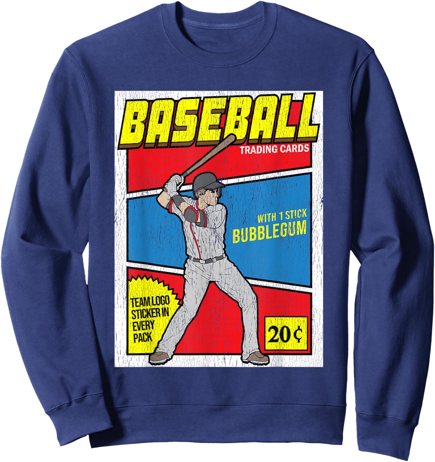 Baseball Collection Baseball Cards Sweatshirt - Sweatshirt | Navy