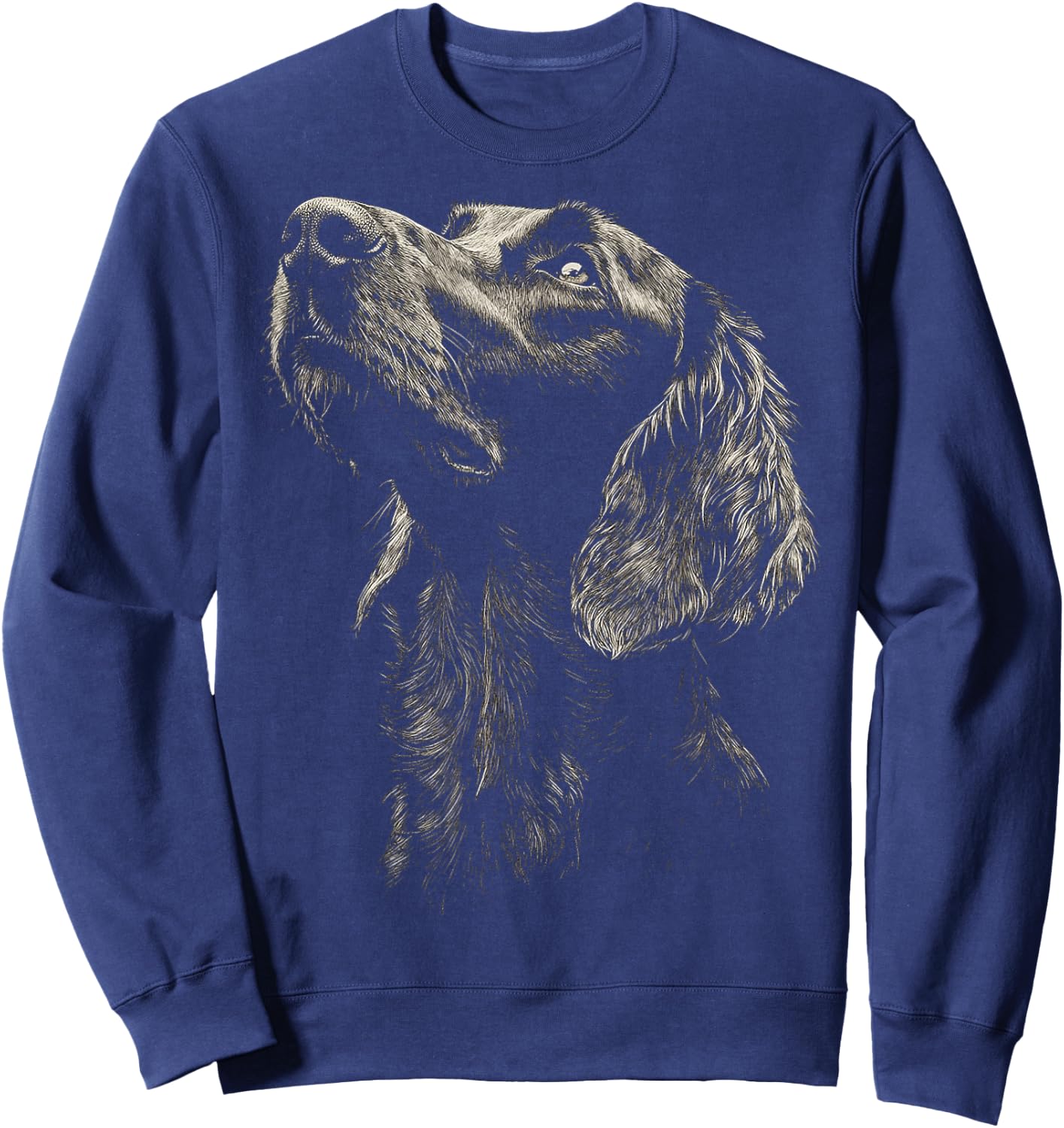 Irish Setter Dog Motif Pet Artwork Irish Setter Women Kids Sweatshirt - Sweatshirt | Navy