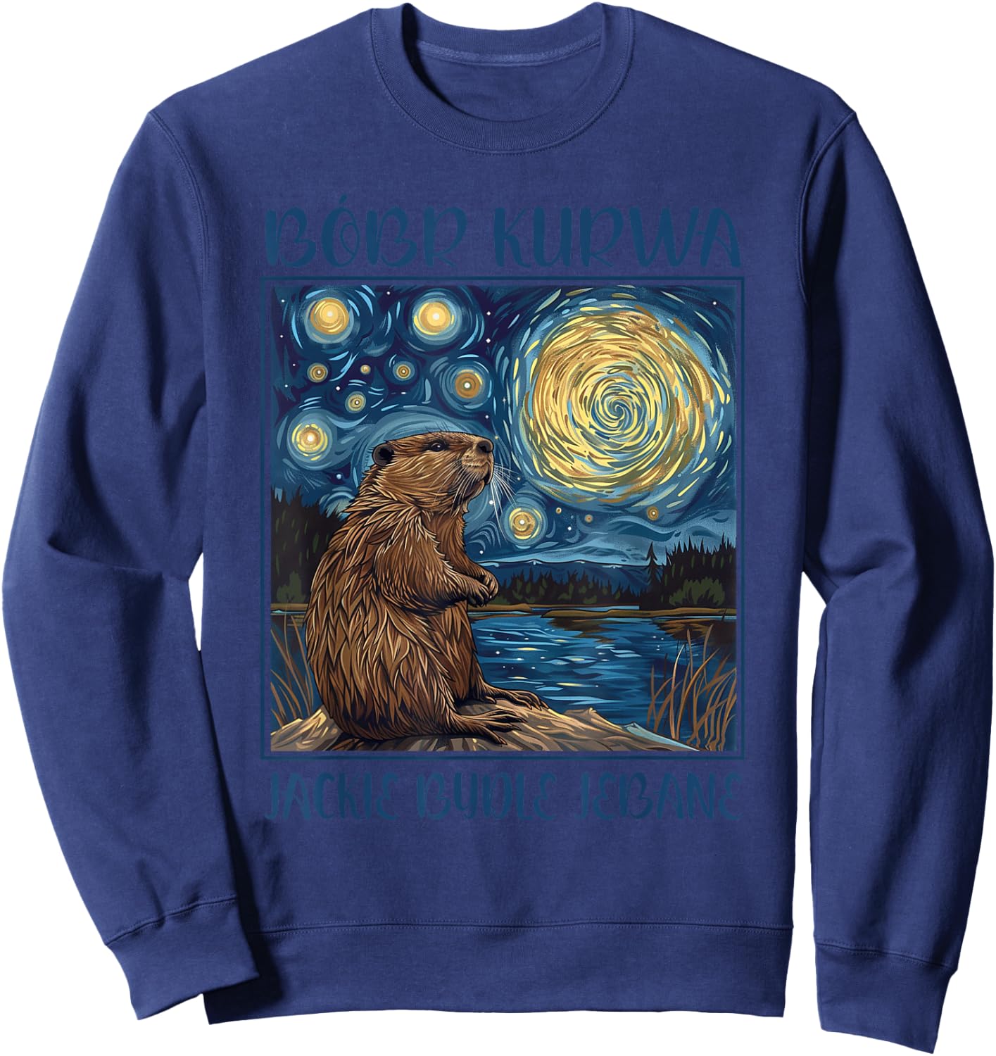 Bober Bobr Kurwa Sweatshirt - Sweatshirt | Navy