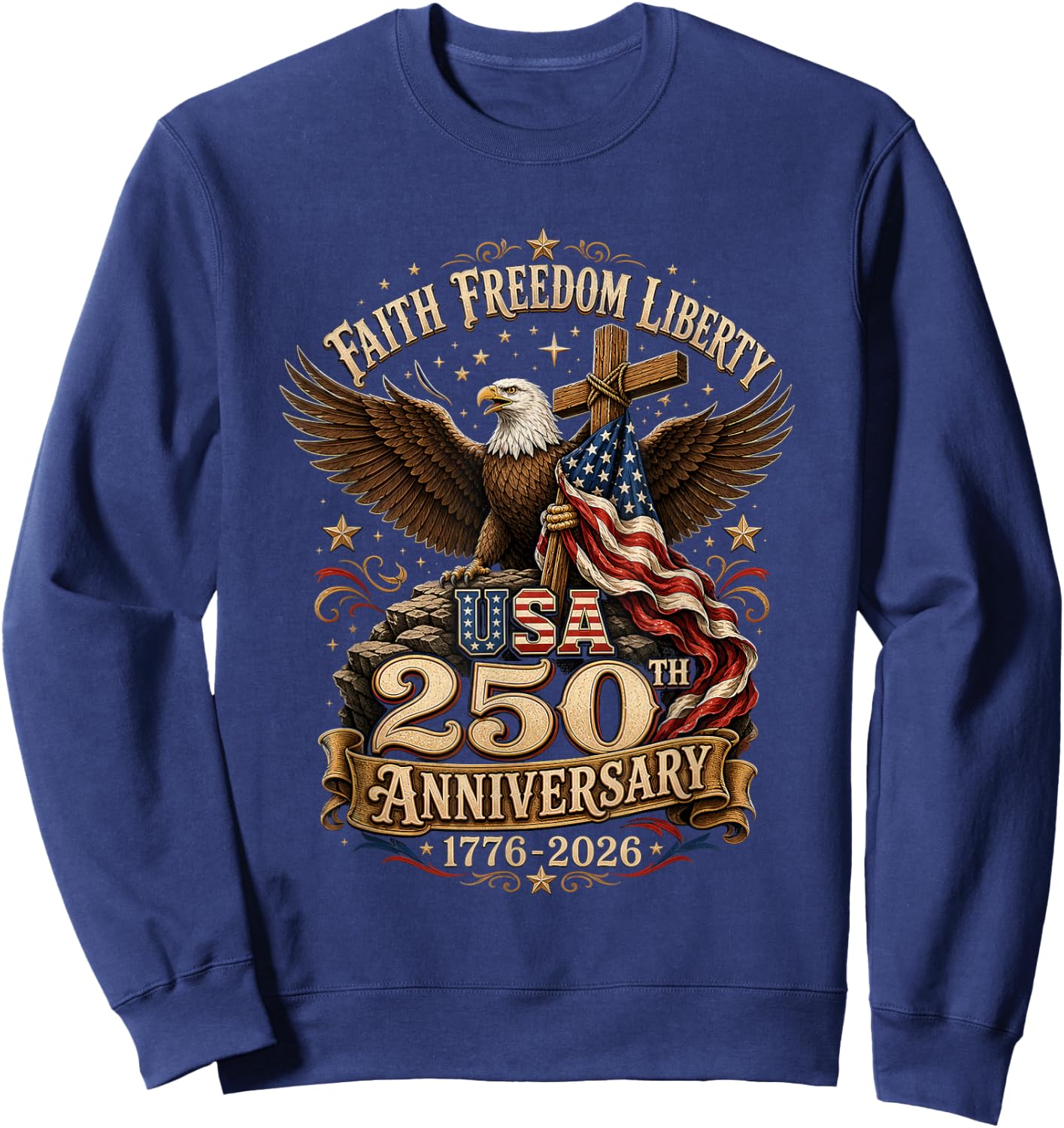 USA 250th Anniversary Sweatshirt - Sweatshirt | Navy