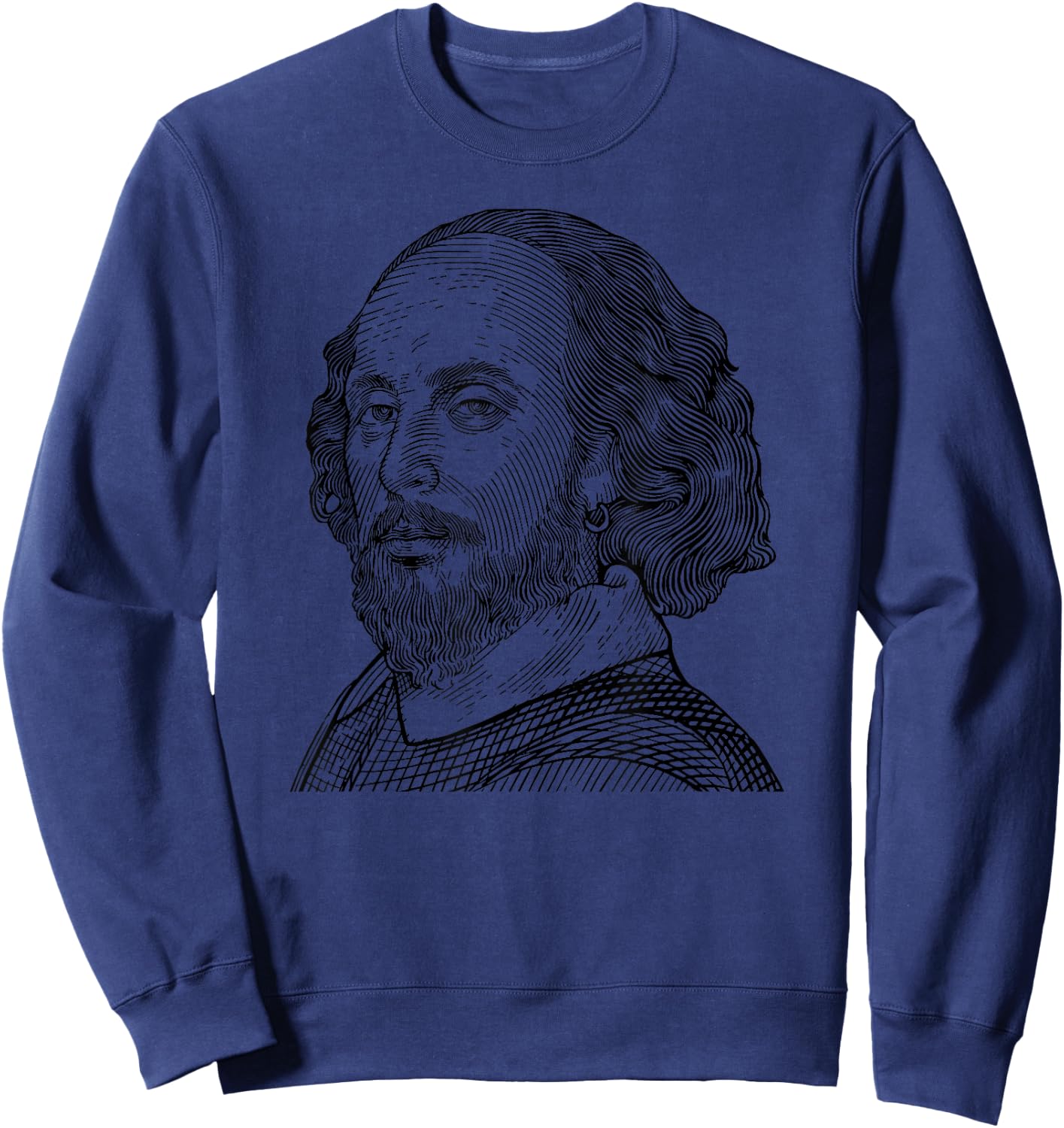 William Shakespeare Literature Sweatshirt - Sweatshirt | Navy