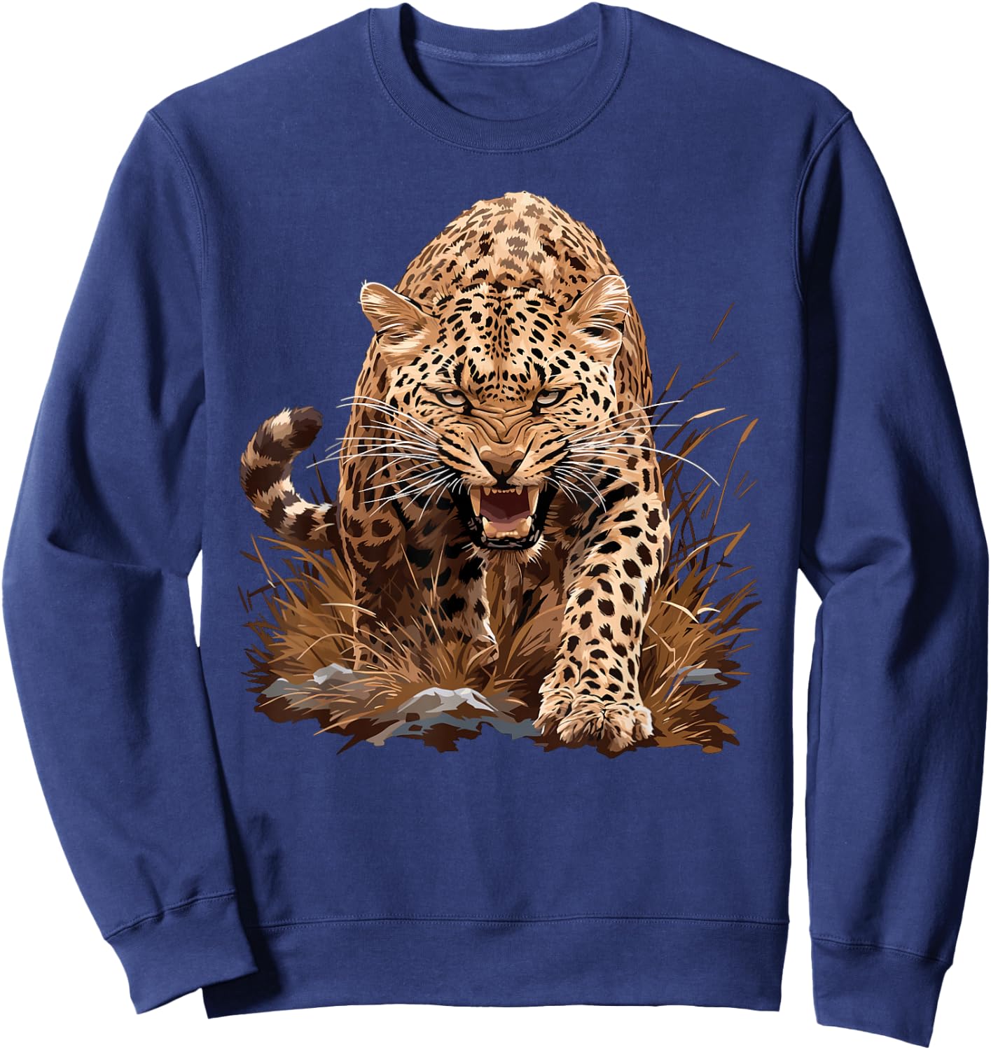 Amur Leopards Lovers Amur Leopard Sweatshirt - Sweatshirt | Navy