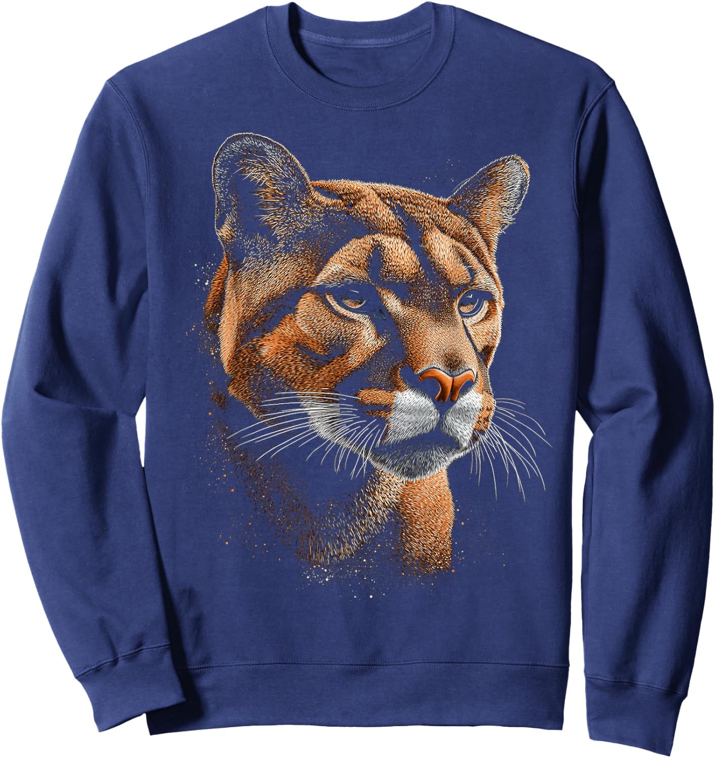 Puma Animal Motif Art Puma , black Sweatshirt - Sweatshirt | Navy