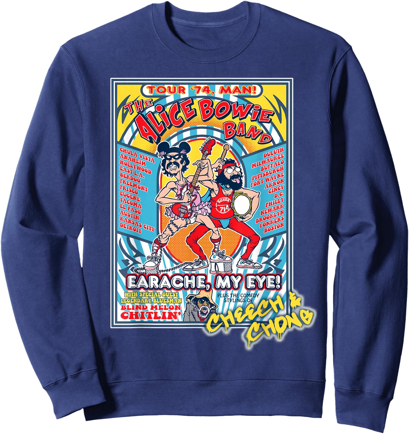 Cheech & Chong - Variety of Designs Sweatshirt - Sweatshirt | Navy