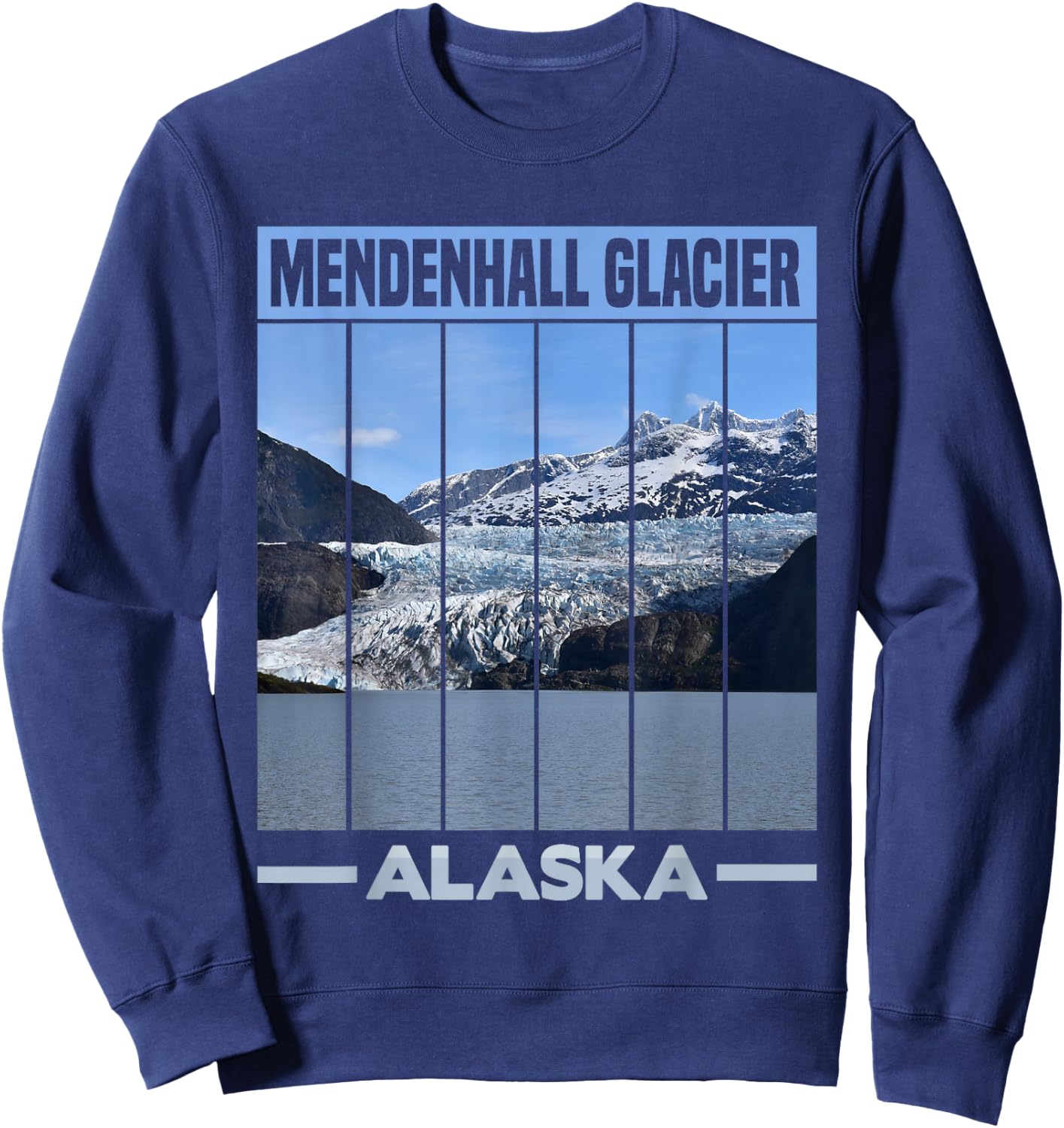 Mendenhall Glacier Alaska Sweatshirt - Sweatshirt | Navy