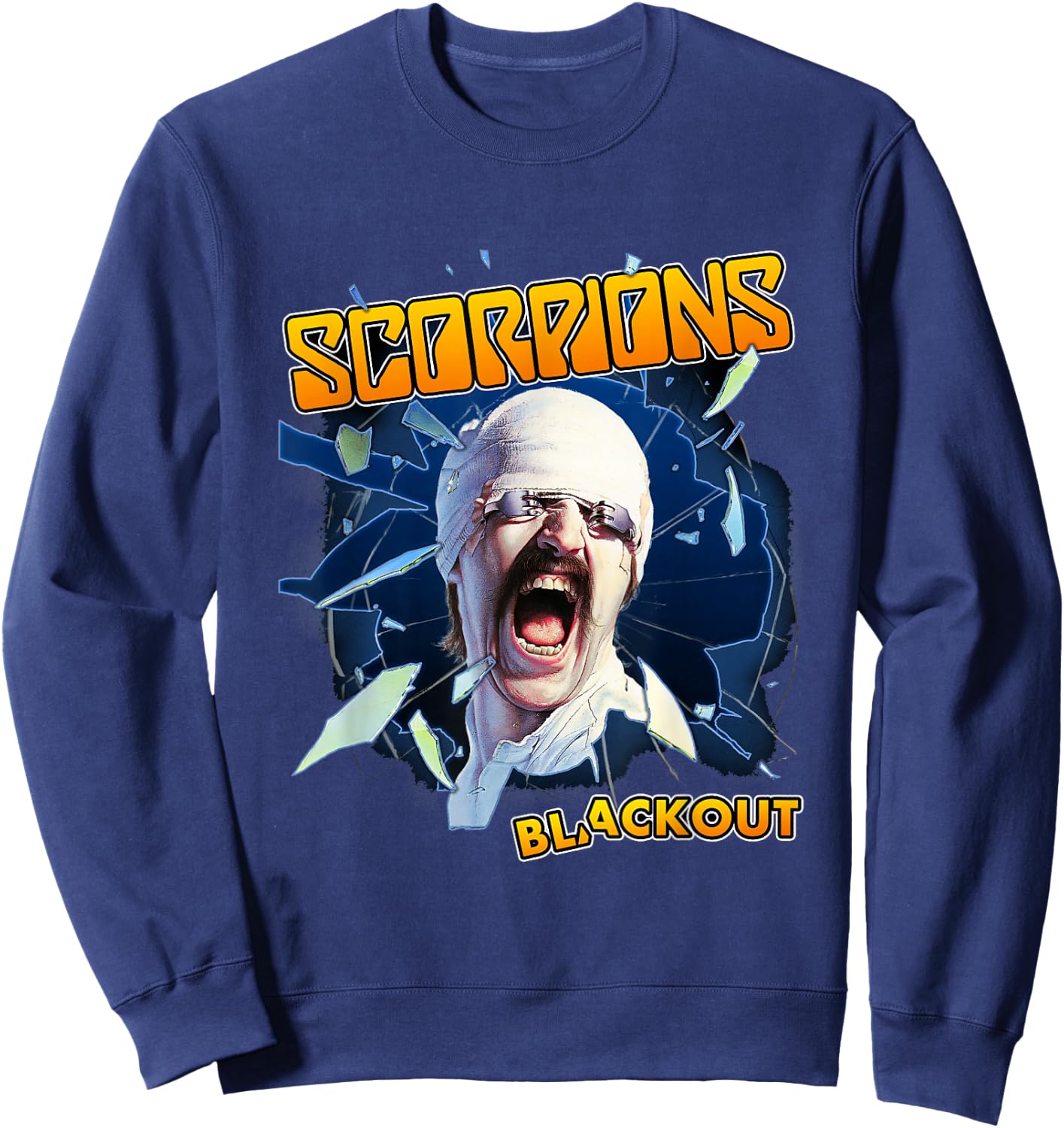 Offizielle Scorpions , Schwarz, , Kurzarm, S, EU 41/15, Klassisch, Musik, Scorpions-Fans Sweatshirt - Sweatshirt | Navy