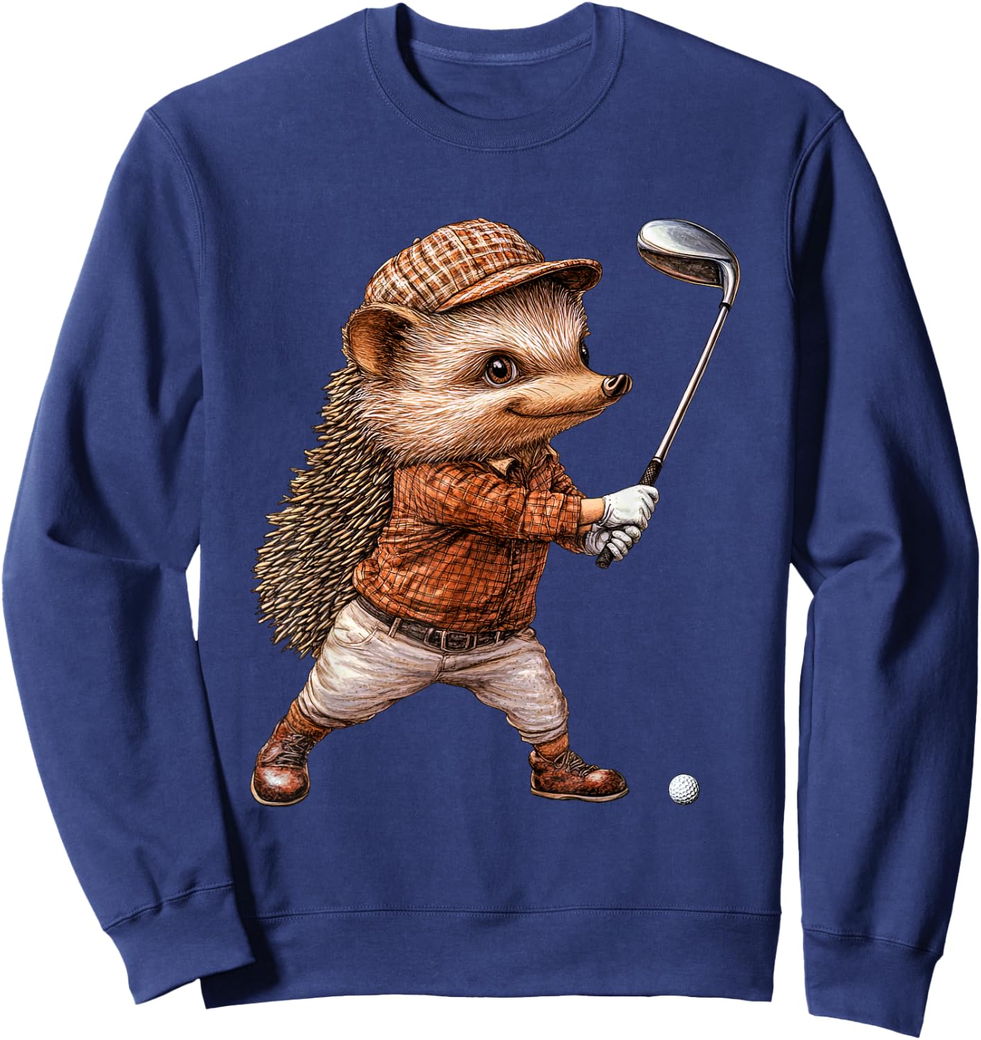 Hedgehog Golf Sweatshirt - Sweatshirt | Navy