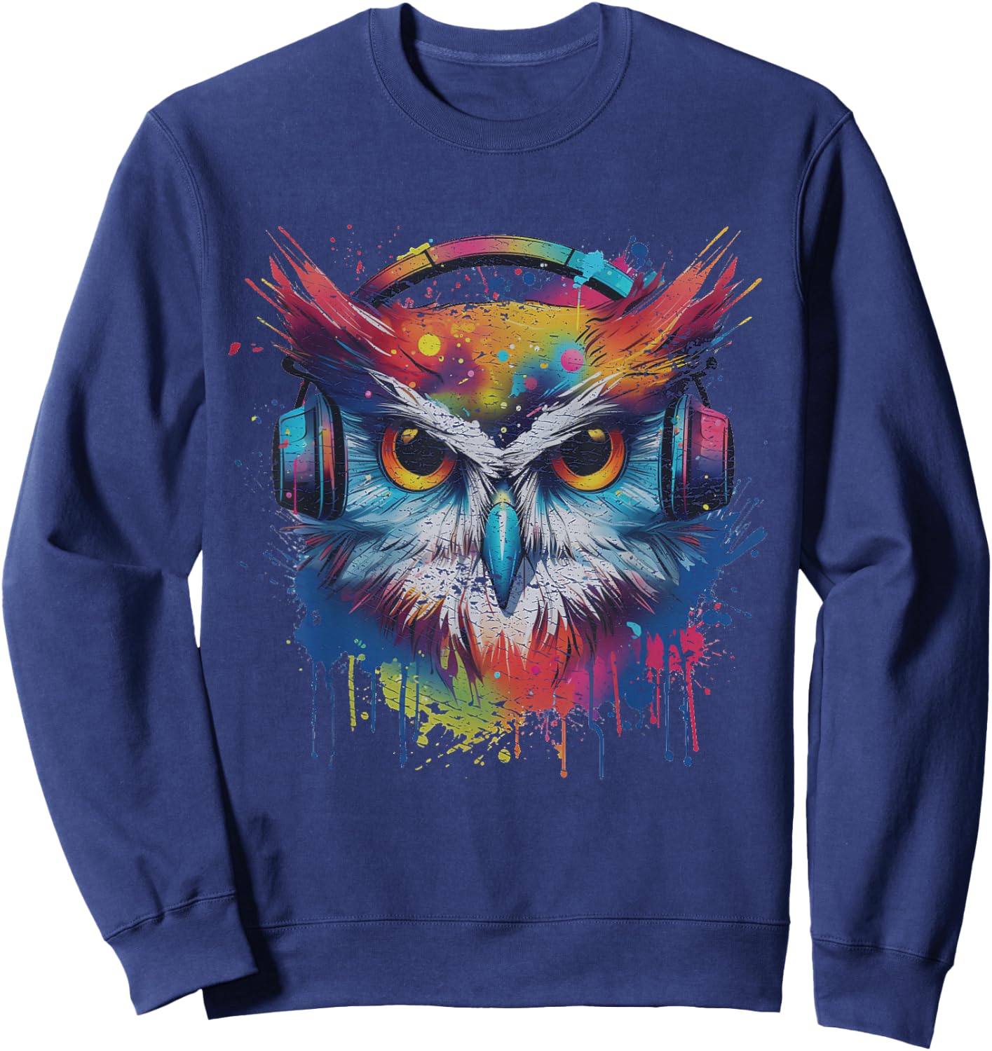 Owl Music Dj Sweatshirt - Sweatshirt | Navy