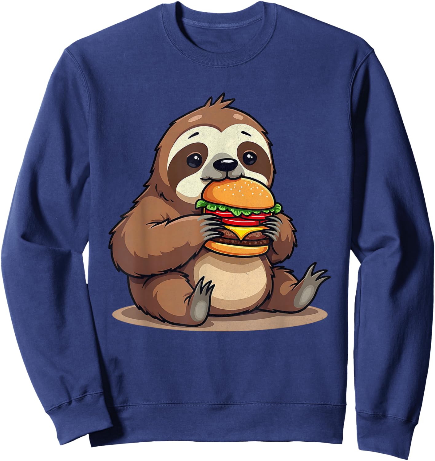 Lazy Fun for Lovers Sloth Kids Boys , Black, S Sweatshirt - Sweatshirt | Navy