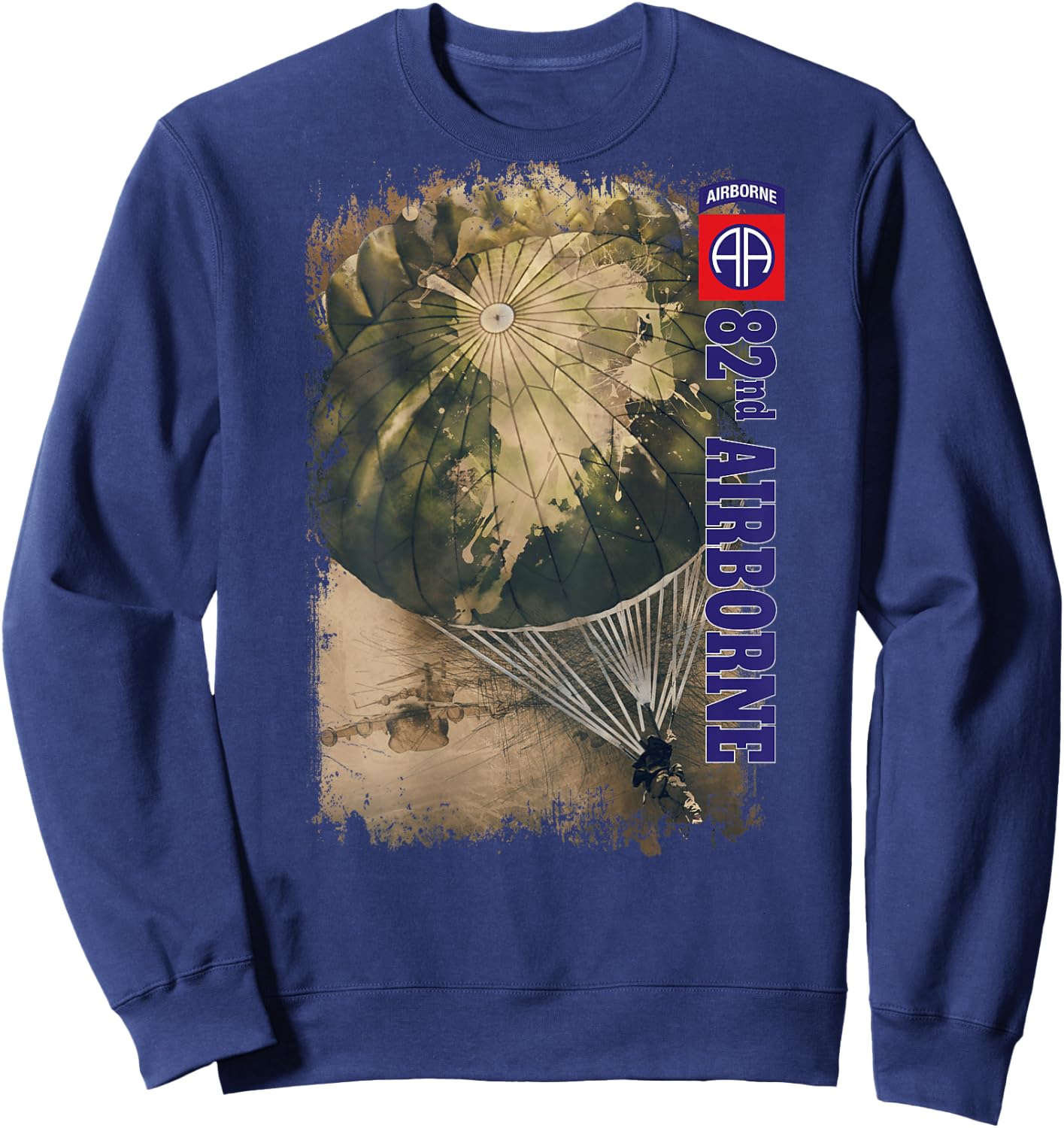 US Army 82nd Airborne Division Sweatshirt - Sweatshirt | Navy