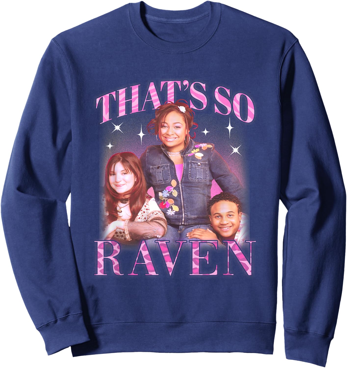 Disney That's So Raven Main Cast Vintage Group Shot Sweatshirt - Sweatshirt | Navy