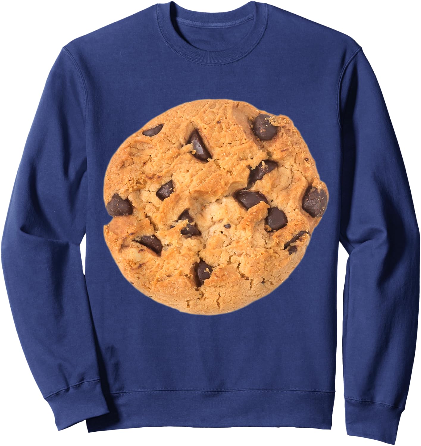 Chocolate Chip Cookie Last Minute Halloween Outfit Sweatshirt - Sweatshirt | Navy