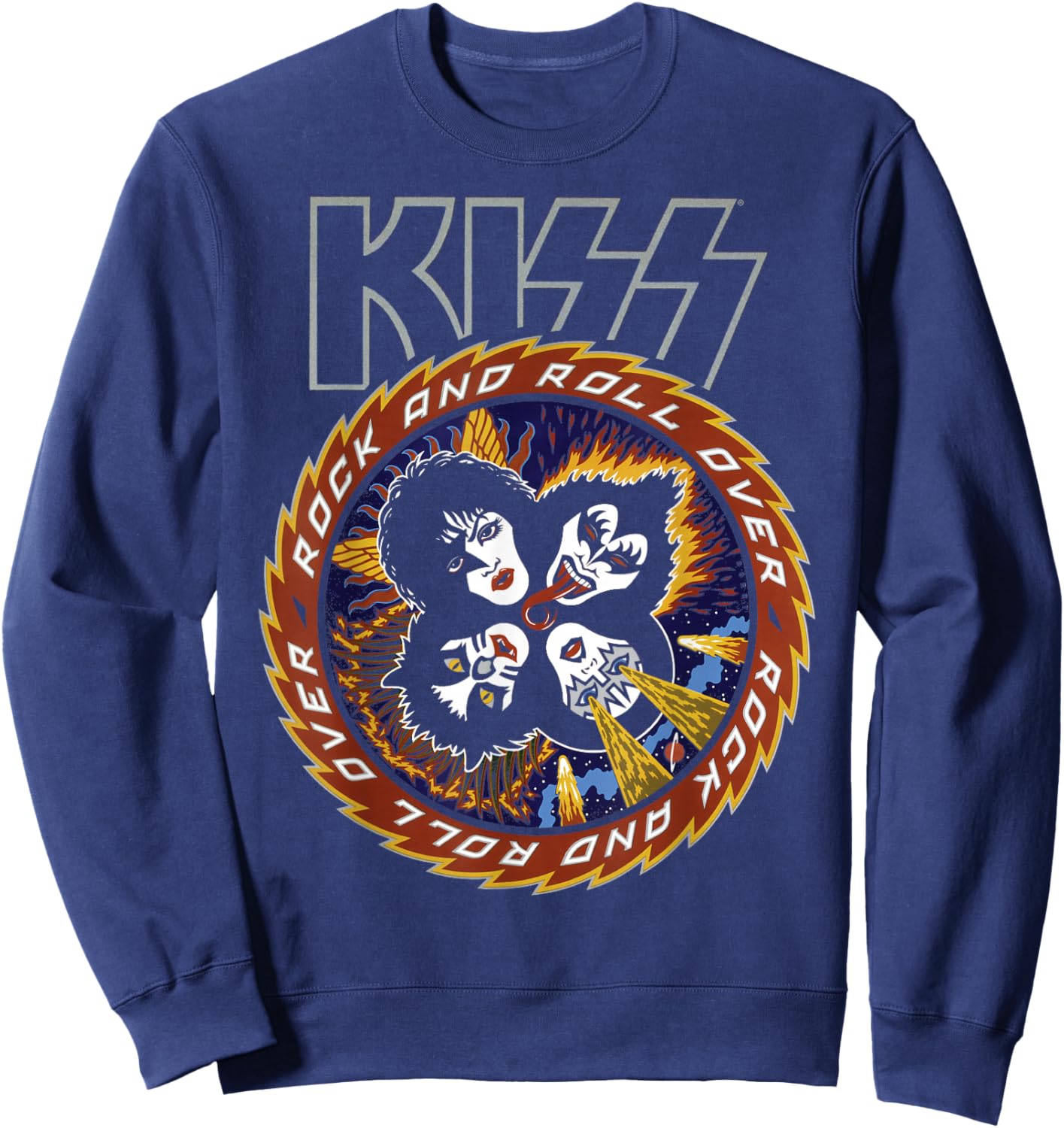 KISS - Roll Over Sweatshirt - Sweatshirt | Navy