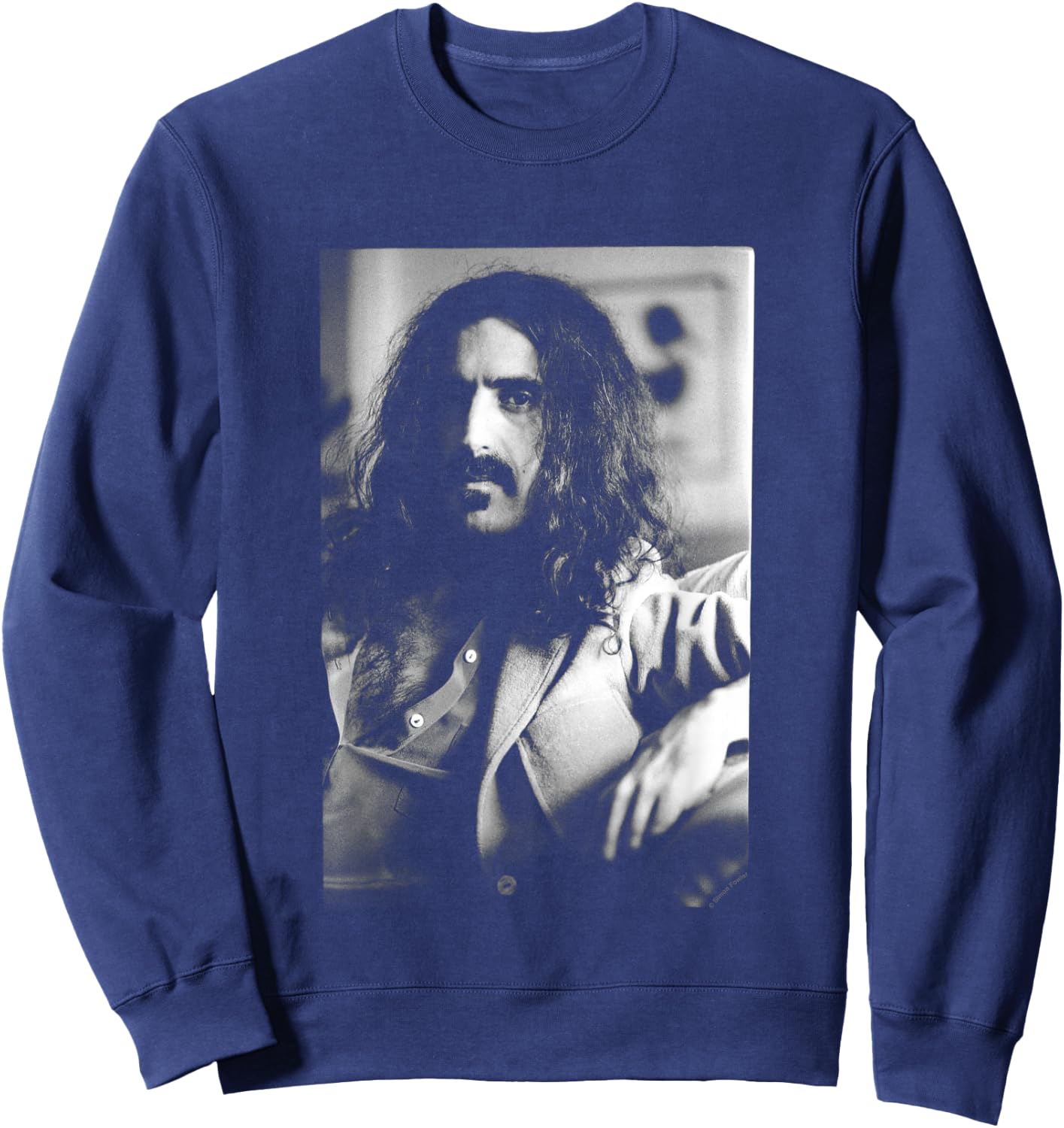 Frank Zappa London Photoshoot by Simon Fowler , black Sweatshirt - Sweatshirt | Navy