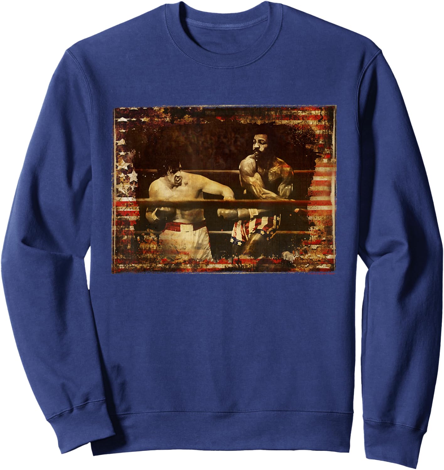Rocky Apollo Creed Upper Hand Sweatshirt - Sweatshirt | Navy