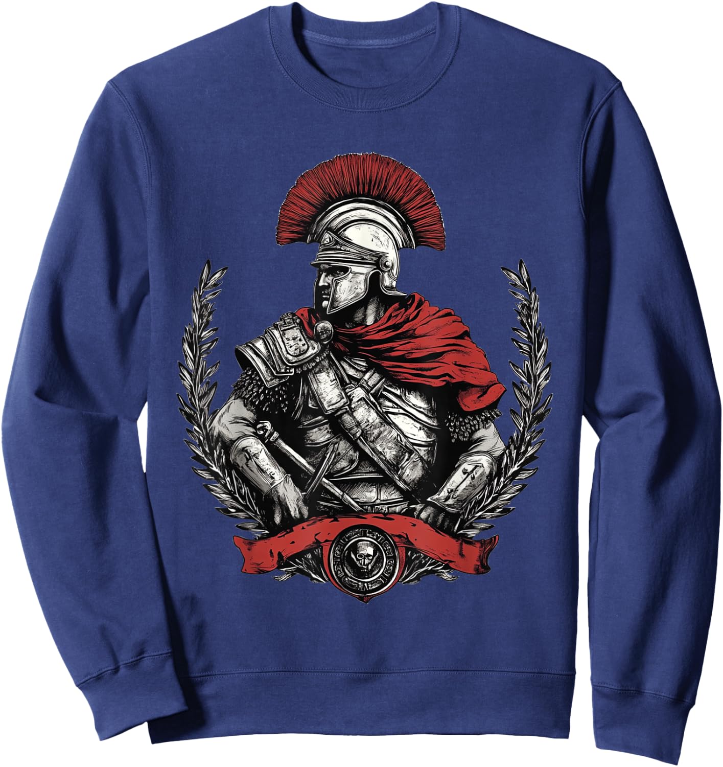 Adults Kids Roman History Military Black Small Sweatshirt - Sweatshirt | Navy