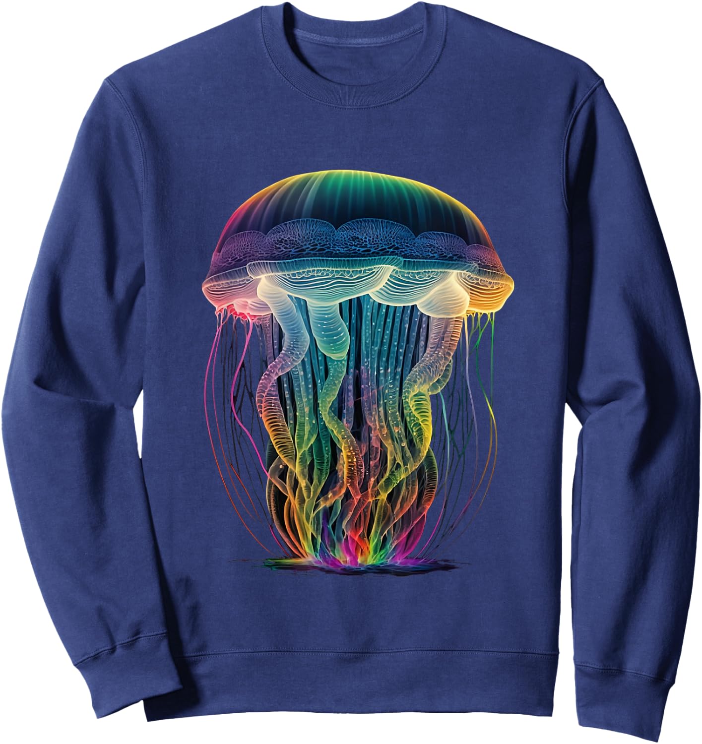 Luminous Jellyfish Sweatshirt - Sweatshirt | Navy