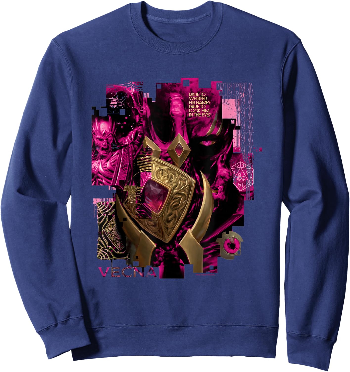 Dungeons & Dragons Vecna Dare To Whisper His Name? Sweatshirt - Sweatshirt | Navy