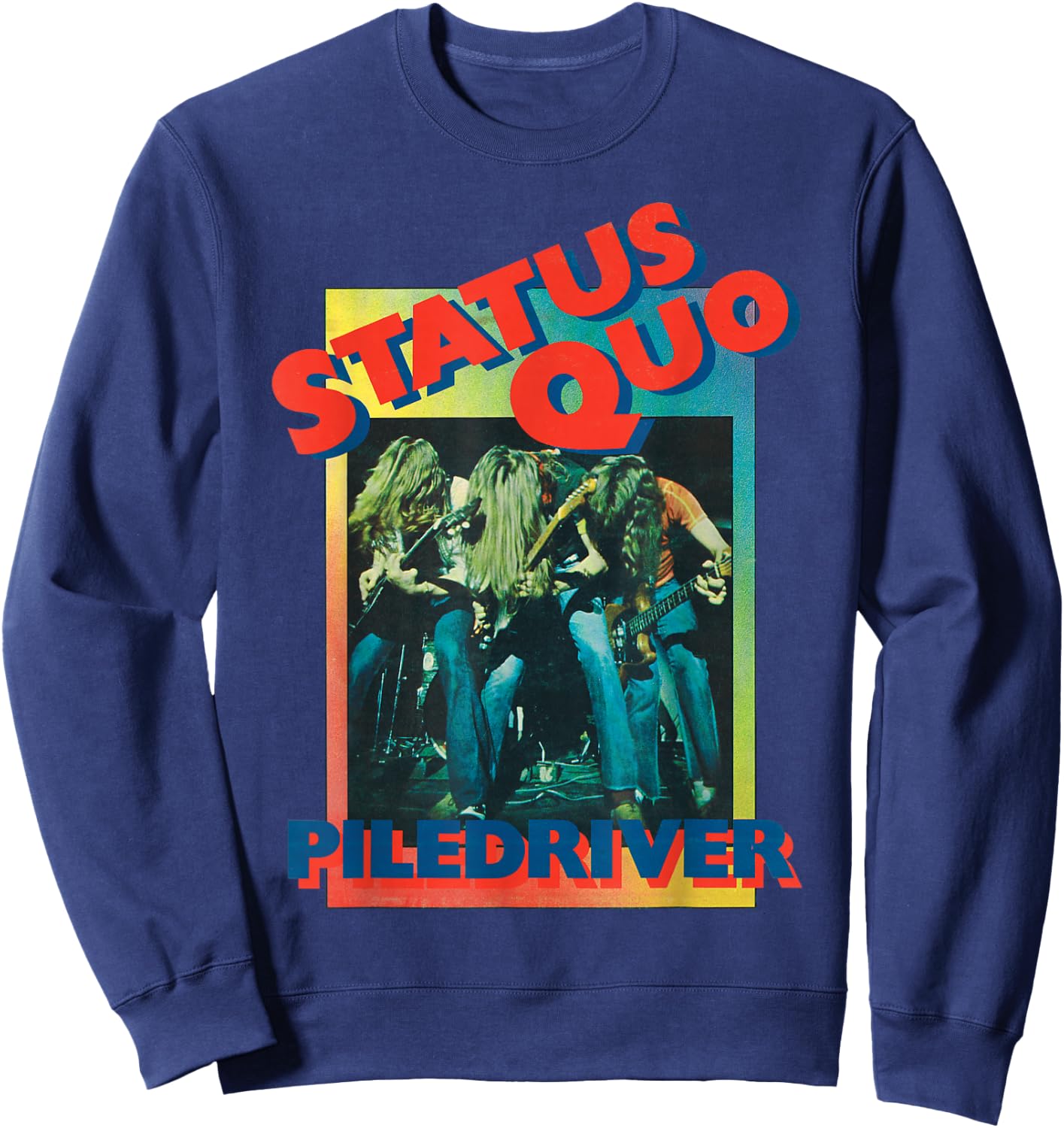 Status Quo Piledriver Gradient Sweatshirt - Sweatshirt | Navy