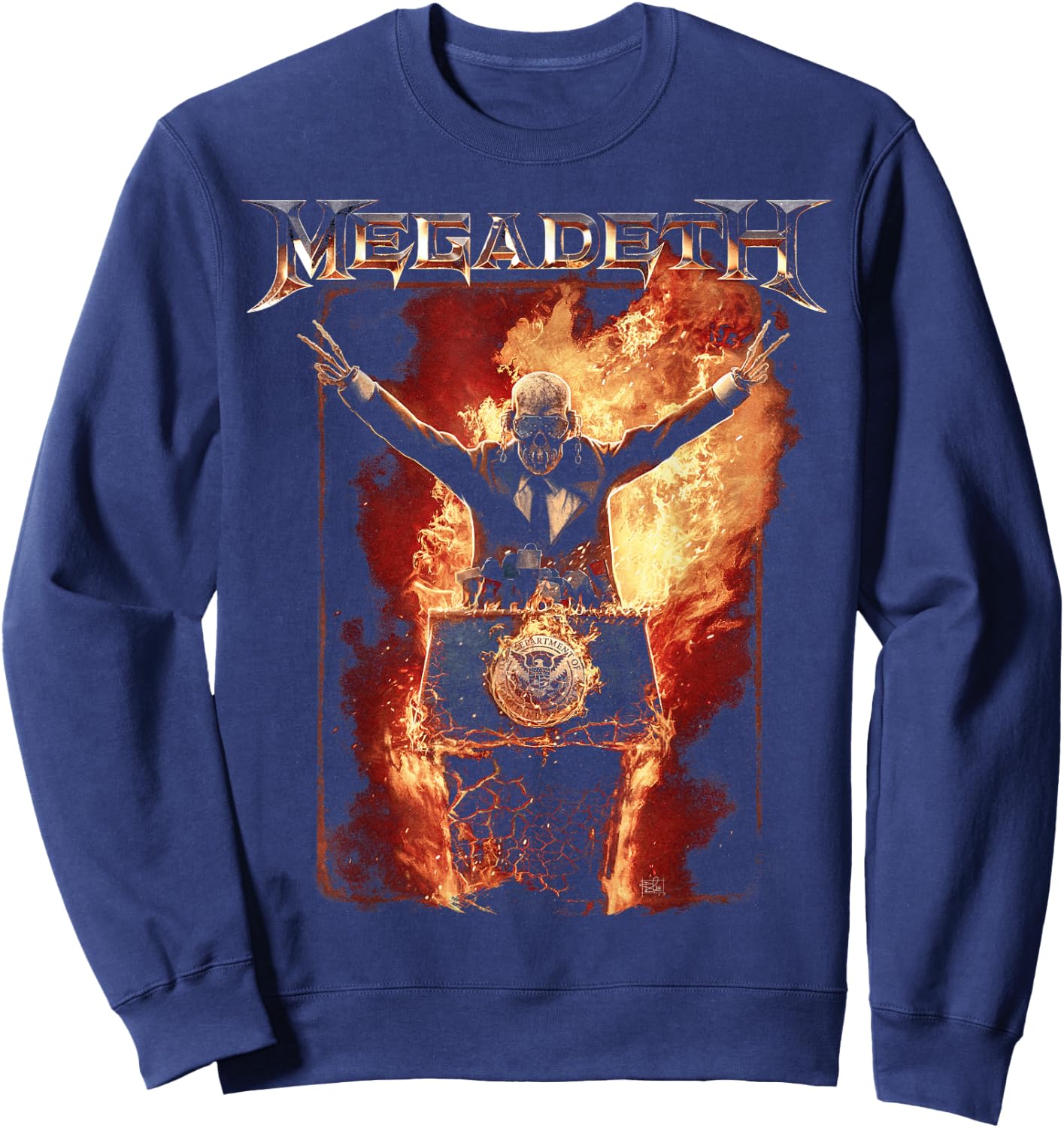 Megadeth - Vixon , black Sweatshirt - Sweatshirt | Navy