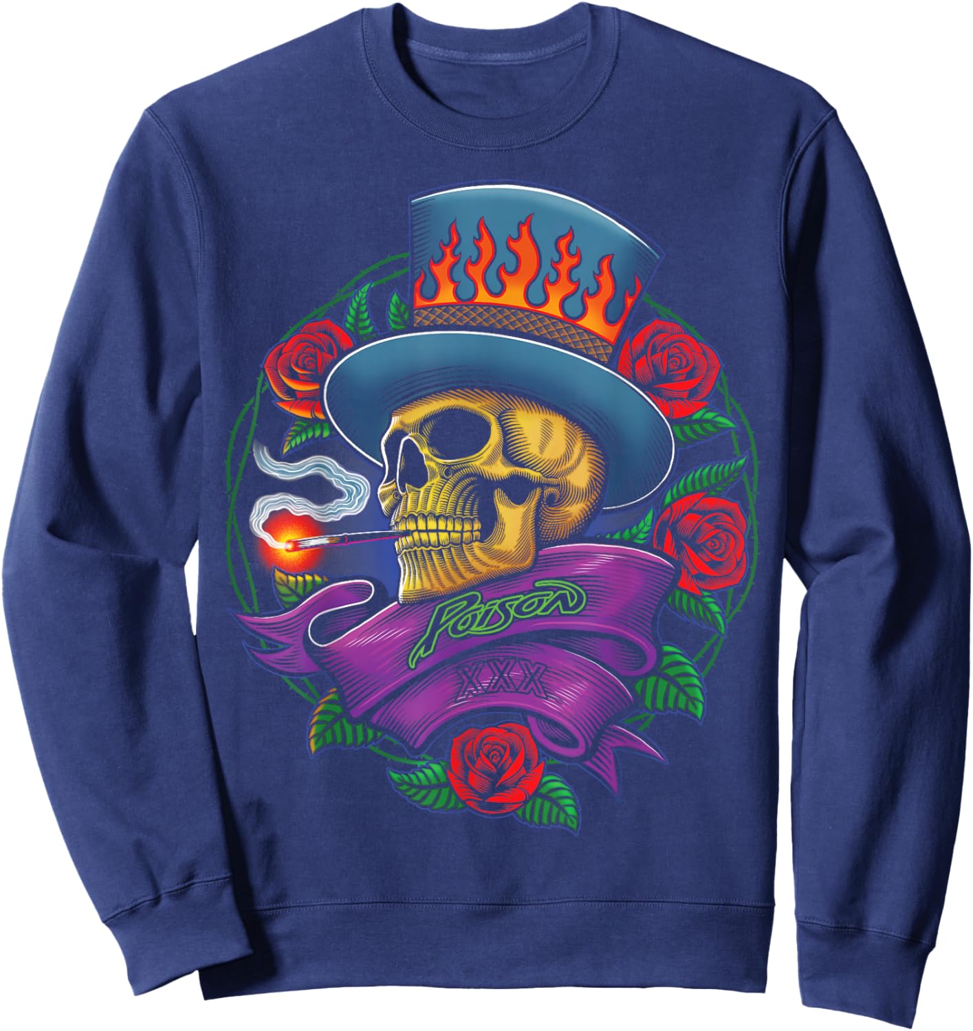 Poison - Lit Sweatshirt - Sweatshirt | Navy