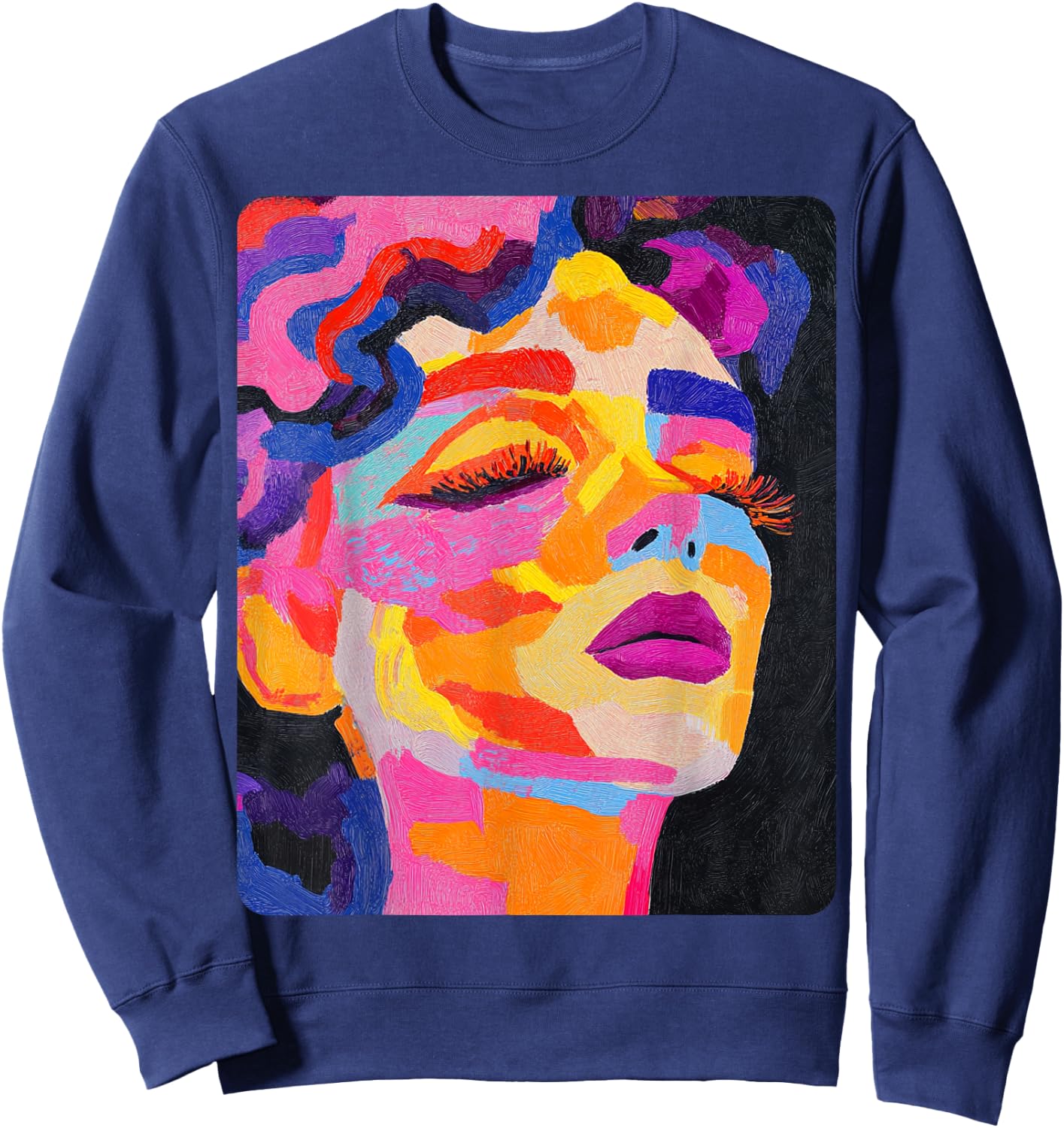 Designer Women's Fashion Sweatshirt - Sweatshirt | Navy