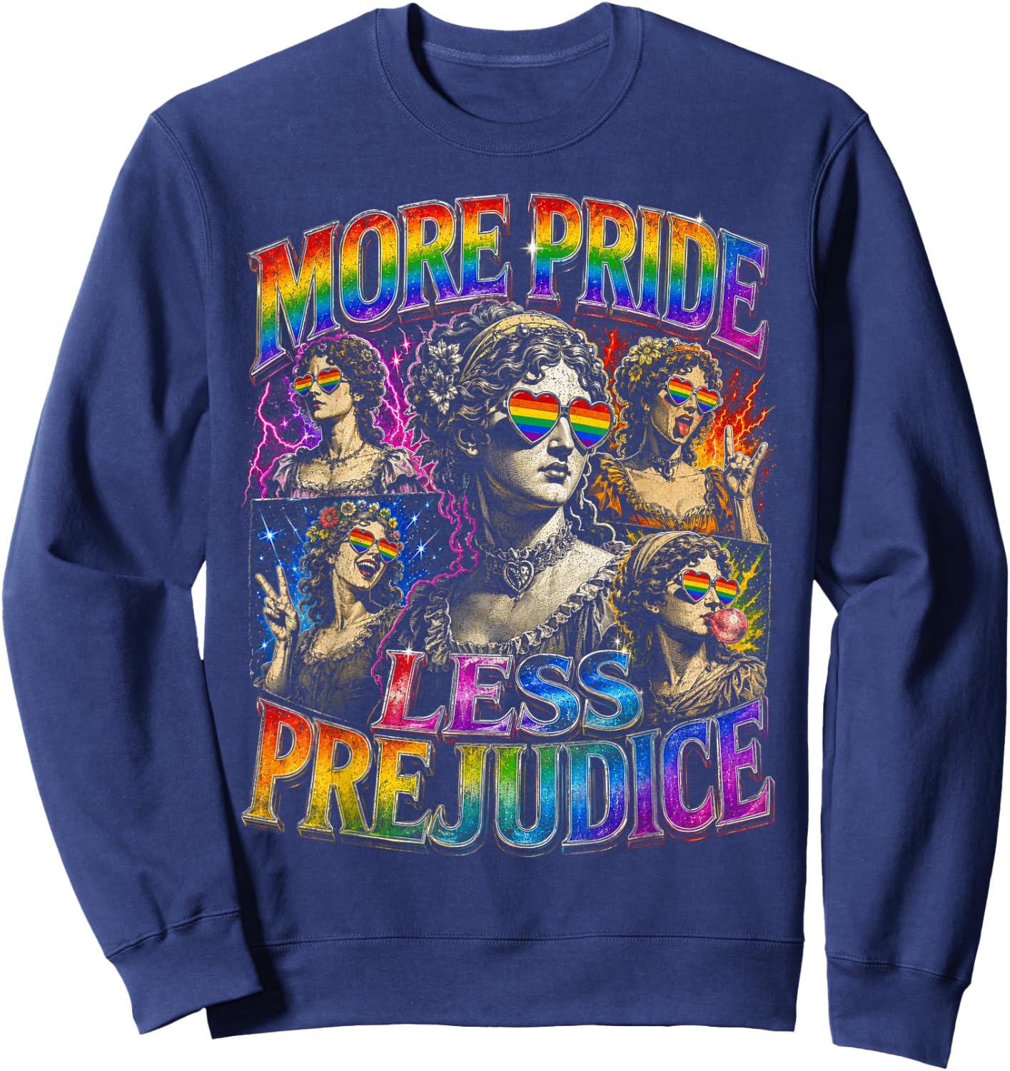 T-Shirt Sweatshirt - Sweatshirt | Navy