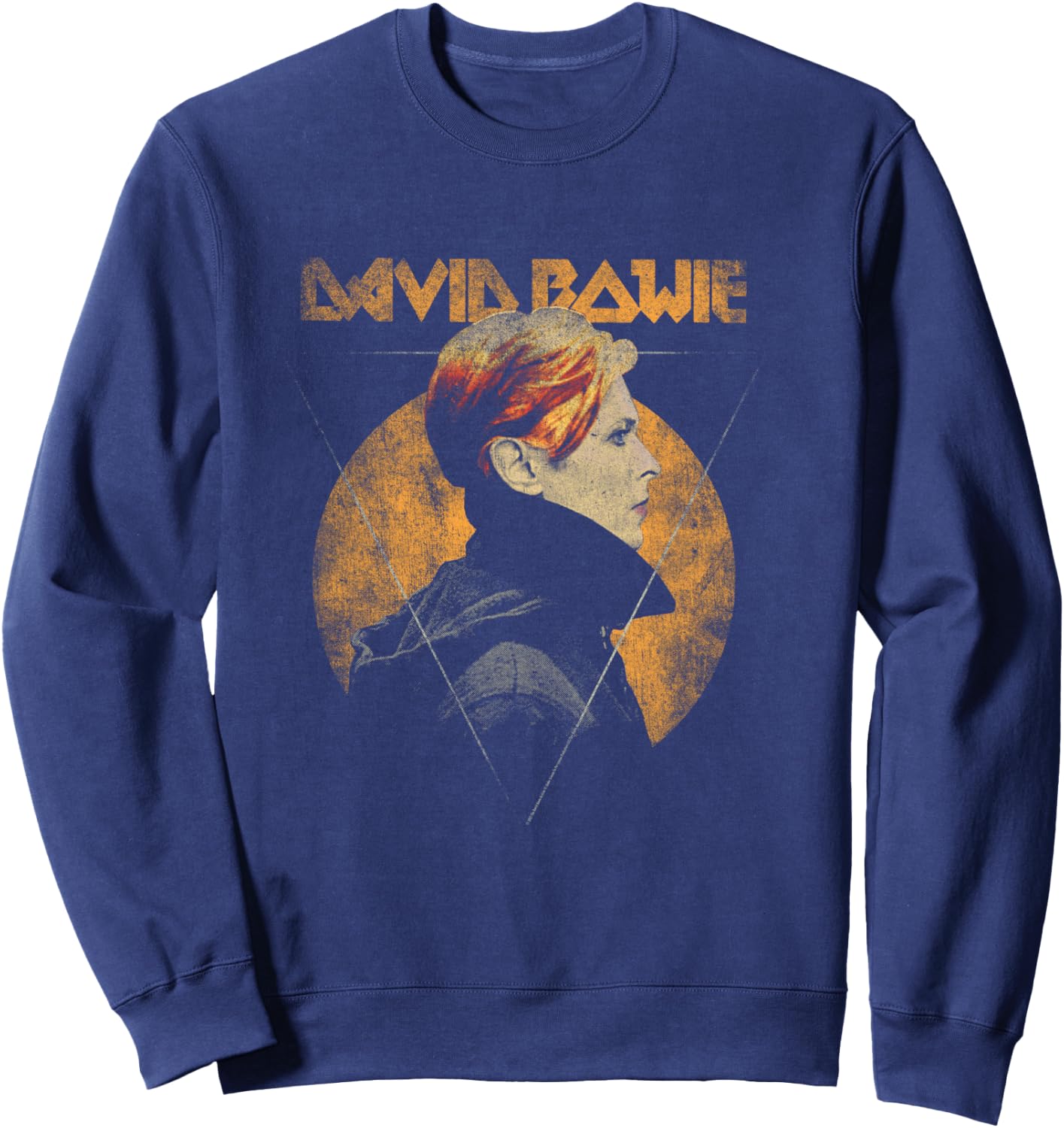 David Bowie - Triangle Shirt, black Sweatshirt - Sweatshirt | Navy