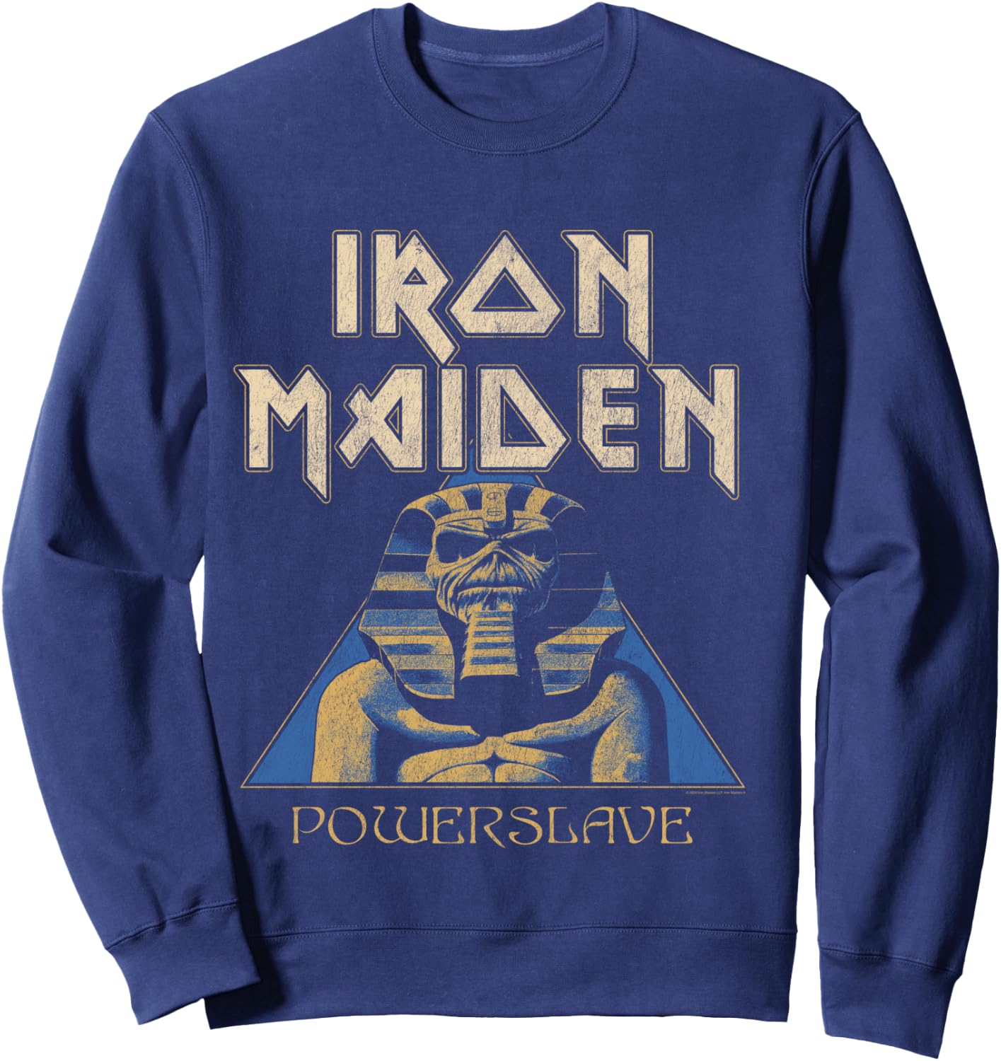 Iron Maiden - Pyramid Sphinx Navy , Blue, S Sweatshirt - Sweatshirt | Navy