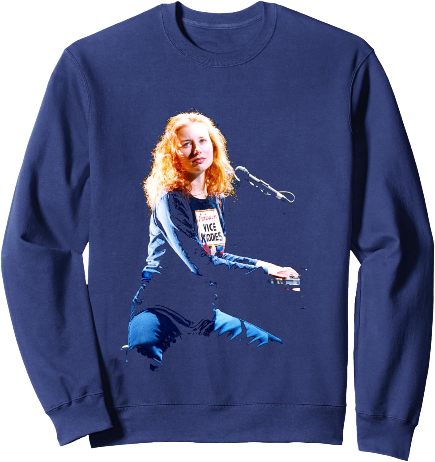 Singer Tori Amos at The Piano Live Sweatshirt - Sweatshirt | Navy