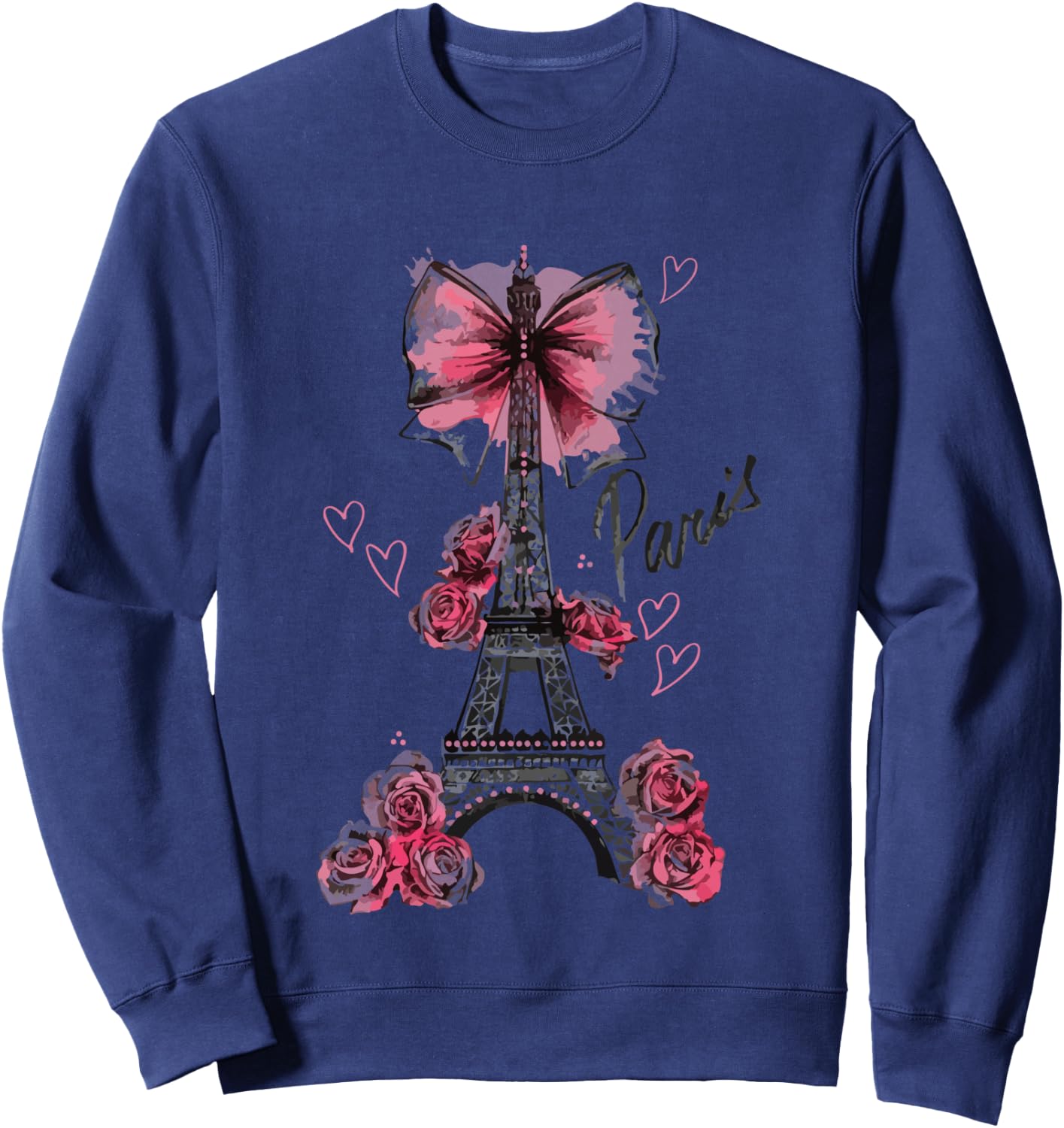Paris, Eiffel Tower, Paris , grey, S Sweatshirt - Sweatshirt | Navy