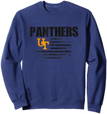 United Township Panthers Logo USA Flag Pride HS Sweatshirt - Sweatshirt | Navy