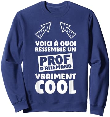 German Teacher Funny Quote German Teacher Sweatshirt - Sweatshirt | Navy