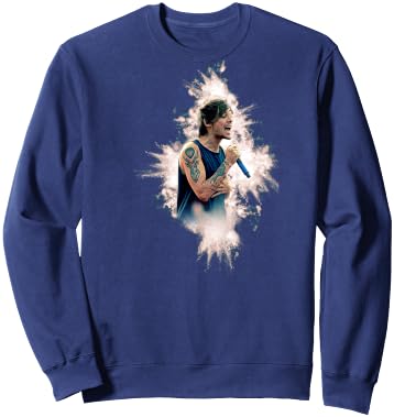 Louis Tomlinson of One Direction Murrayfield Stadium 2014 , Black, S Sweatshirt - Sweatshirt | Navy