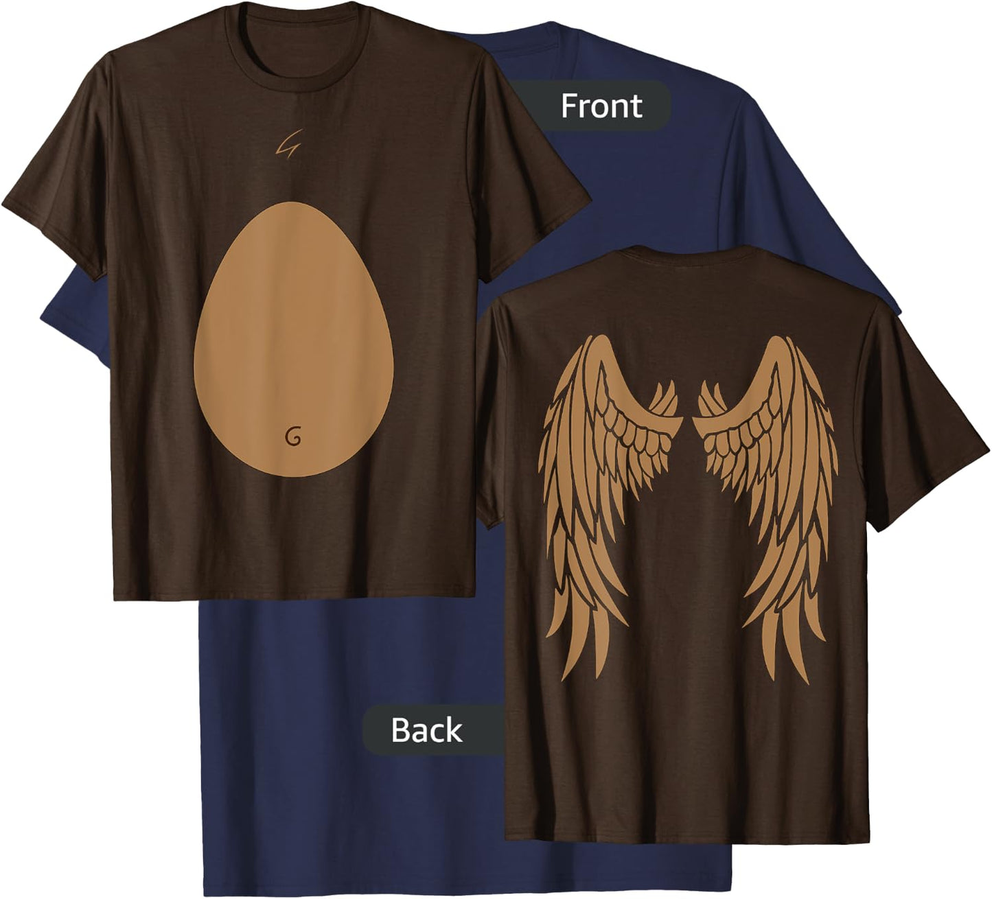 Costume Flying Monkeys Halloween ( wings on the back) T-Shirt - T-Shirt | Navy
