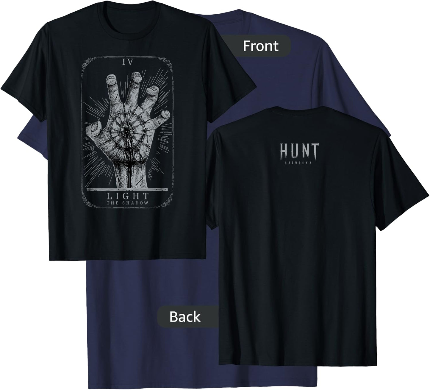 Hunt: Showdown Light the Shadow T-Shirt - T-Shirt | Navy