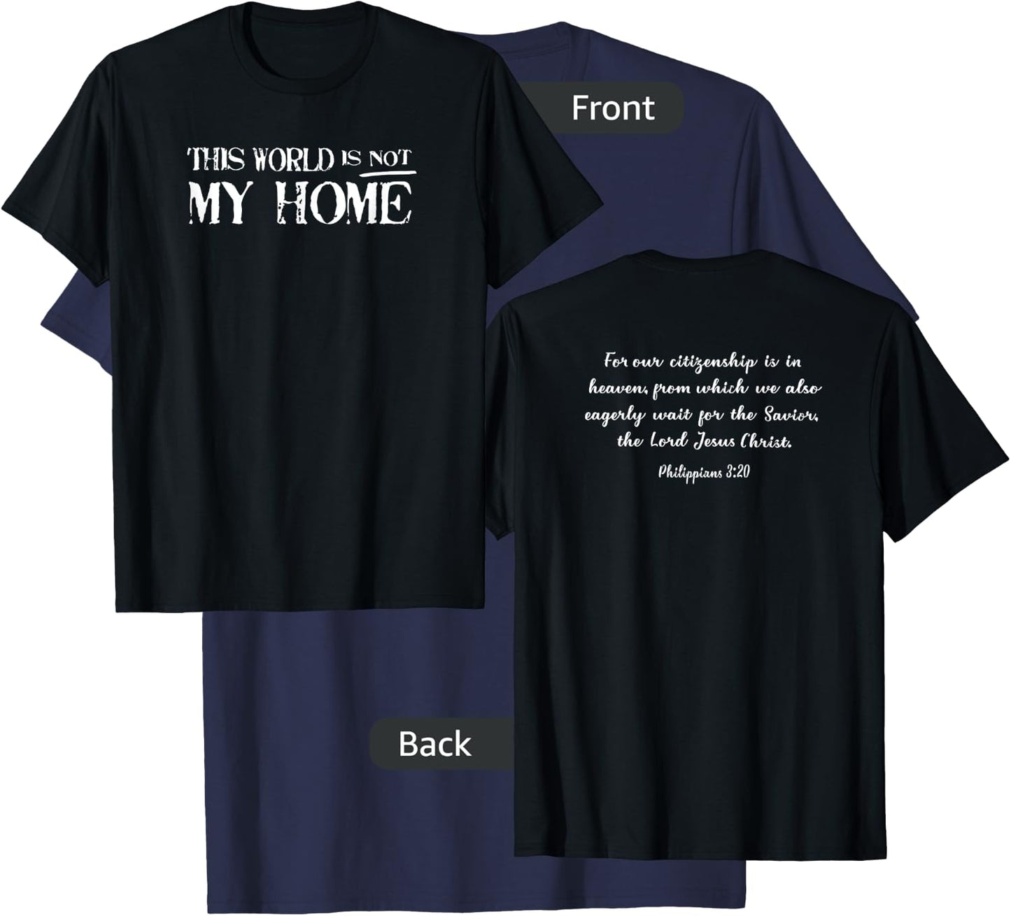 This world is not my home T-Shirt - T-Shirt | Navy