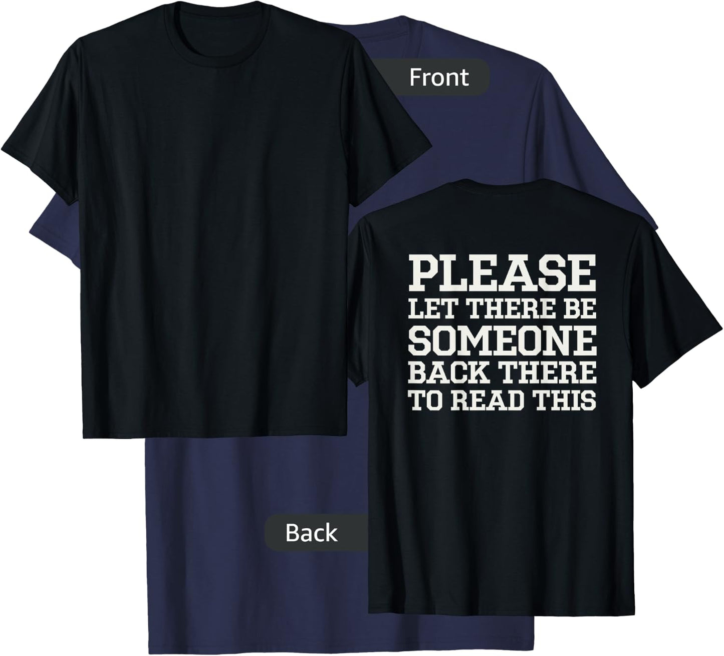 Funny Cross Country Shirt With Back Print - XC Running Shirt T-Shirt - T-Shirt | Navy