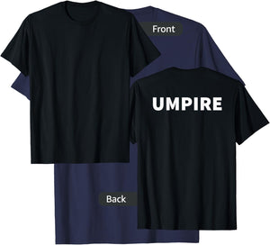Umpire - Back Printed T-Shirt - T-Shirt | Navy