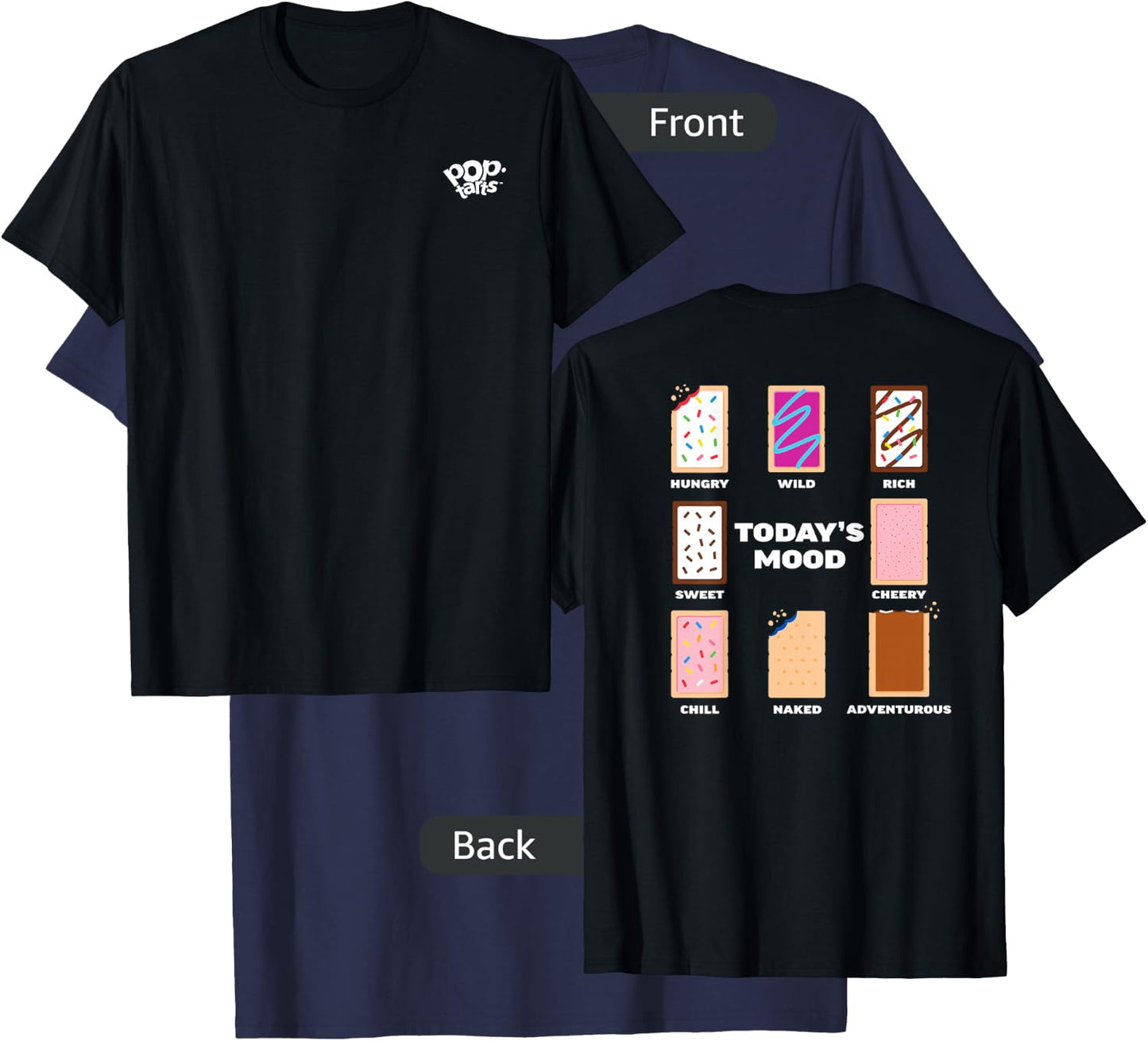 Pop Tarts Today's Mood T-Shirt - T-Shirt | Navy