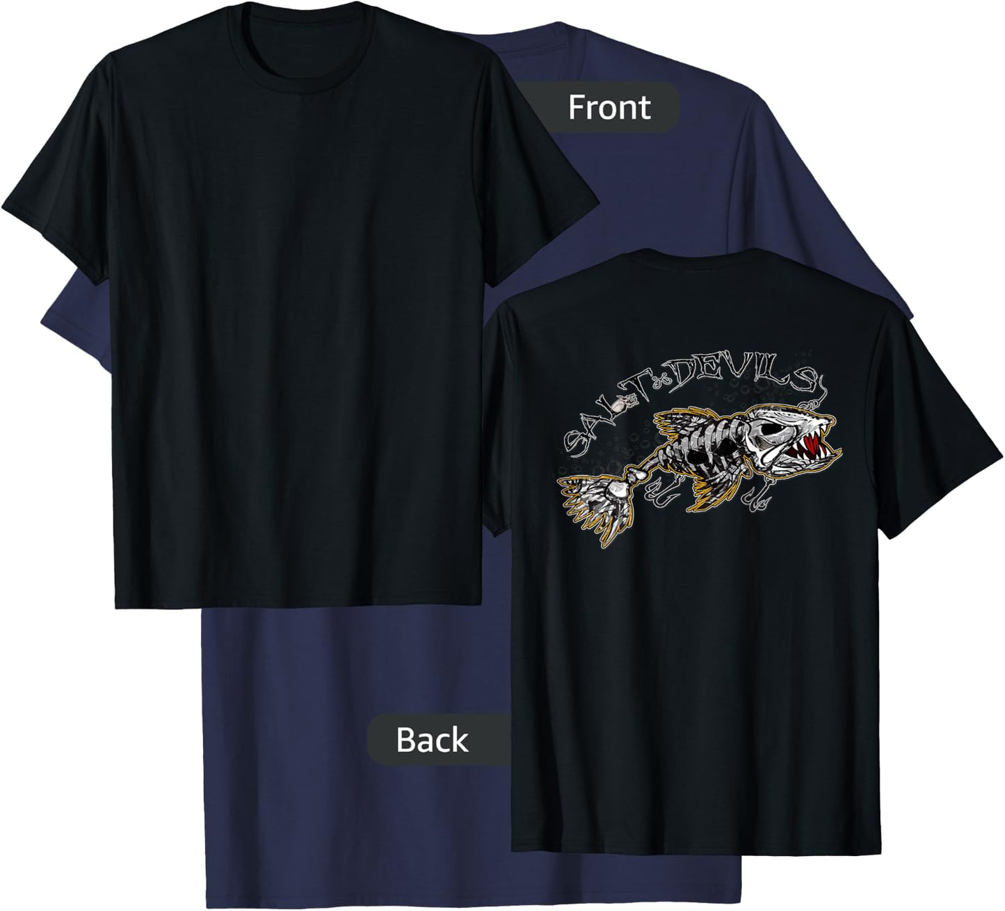 Skull Fish Lure T-Shirt - T-Shirt | Navy