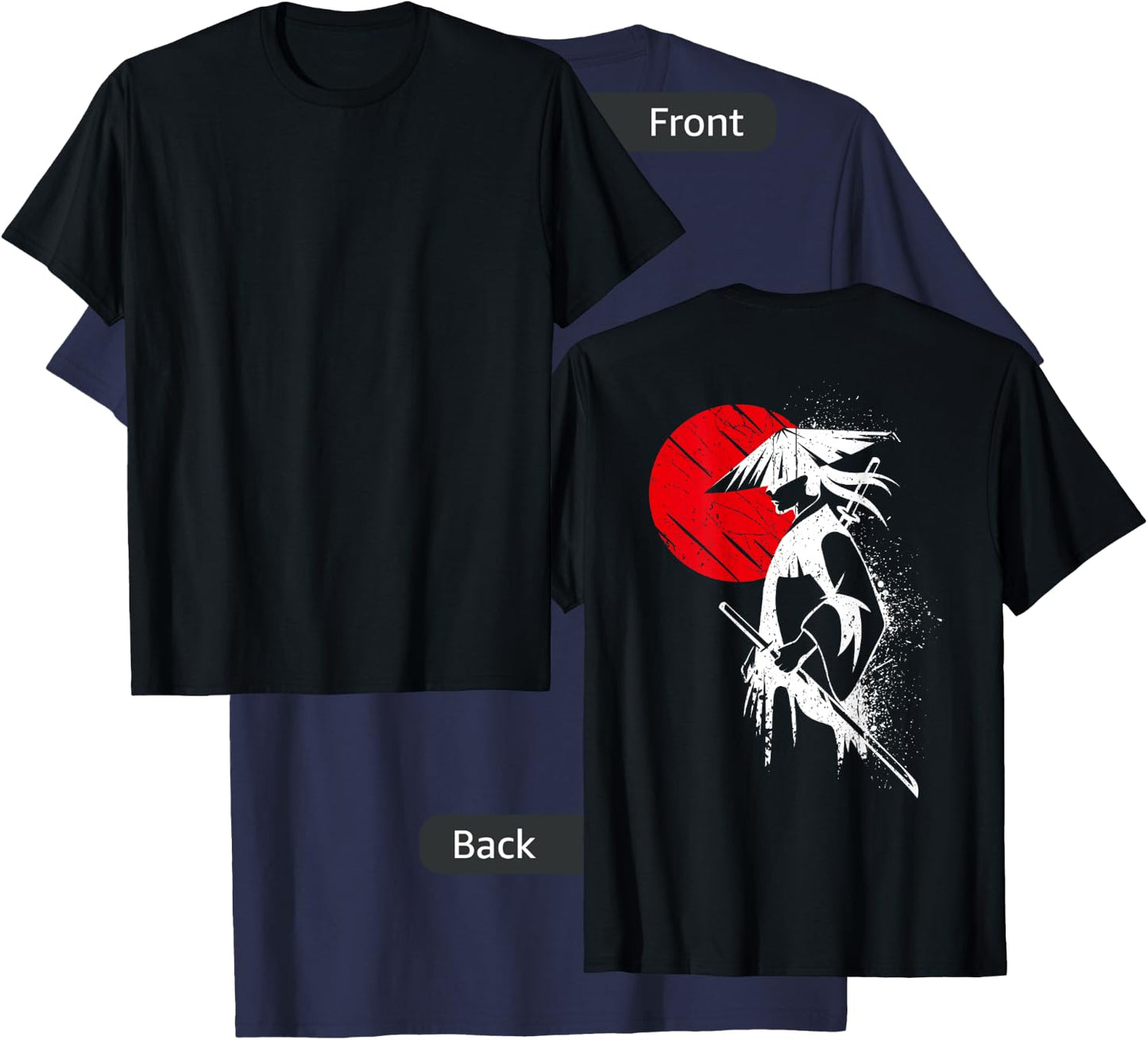 Ronin Samurai Warrior T-Shirt - T-Shirt | Navy