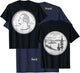 Oregon USA Quarter Dollar America United States T-Shirt - T-Shirt | Navy