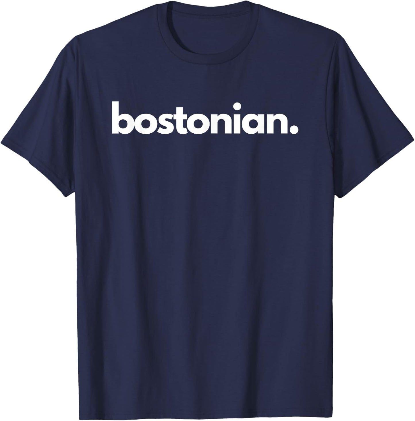 "Bostonian" - City of Boston, Massachusetts T-Shirt - T-Shirt | Navy