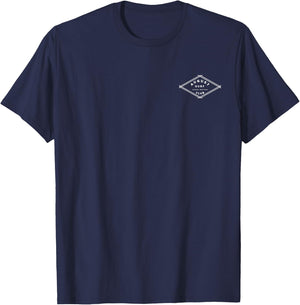 August Surf Club Lahaina-Town Logo T-Shirt - T-Shirt | Navy