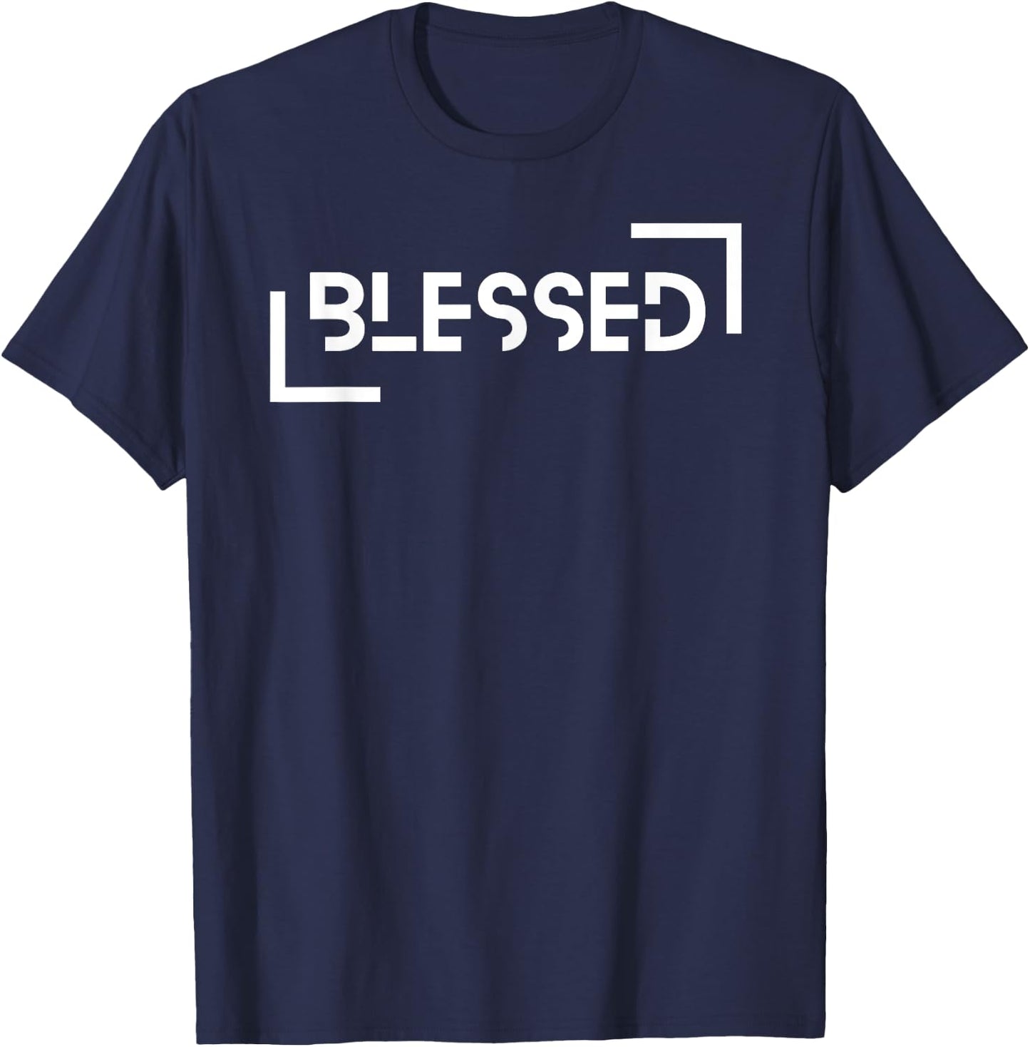 Blessed Faith Apparel |Proverbs 3:5-6 | Inspirational Wear T-Shirt - T-Shirt | Navy