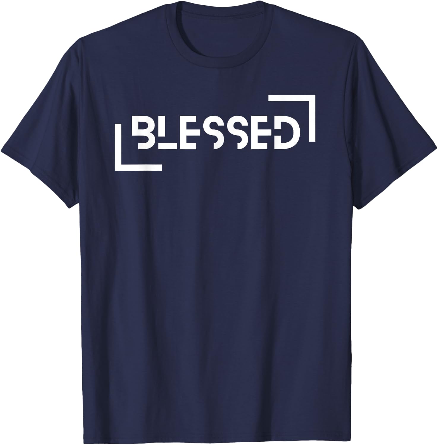 Blessed Faith Apparel |Proverbs 3:5-6 | Inspirational Wear T-Shirt - T-Shirt | Navy
